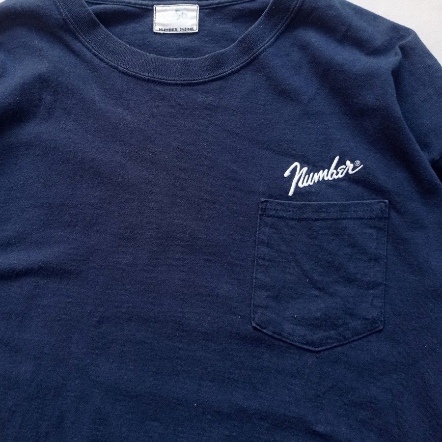 Number (N)ine Number Nine Japan embroidery logo pocket longsleeve tee Size US L / EU 52-54 / 3 - 2 Thumbnail