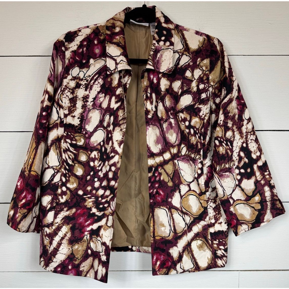 Other Alfred Dunner 3/4 Sleeve Jacket Women's Size 10 Size L / US 10 / IT 46 - 1 Thumbnail