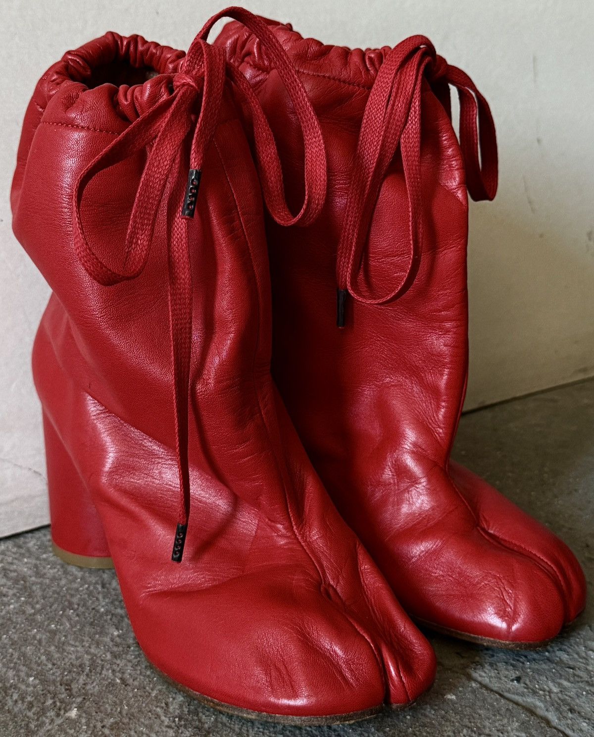 Maison Margiela Maison Margiela - SS2017 - Drawstring Balloon Tabi Boots Size US 6 / IT 36 - 4 Thumbnail