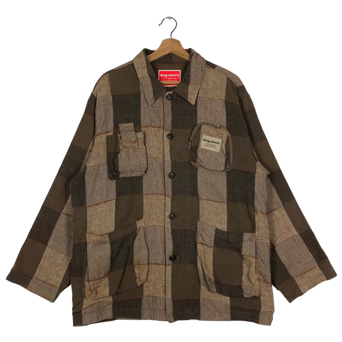 Hysteric Glamour 🔥Vintage Wool Jacket Drug Store Japan Made Size US M / EU 48-50 / 2 - 1 Thumbnail