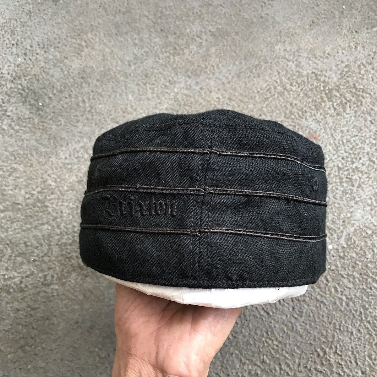 Birkenstock Pillbox hat Initial B for brikenstock. Black on black Size ONE SIZE - 6 Thumbnail