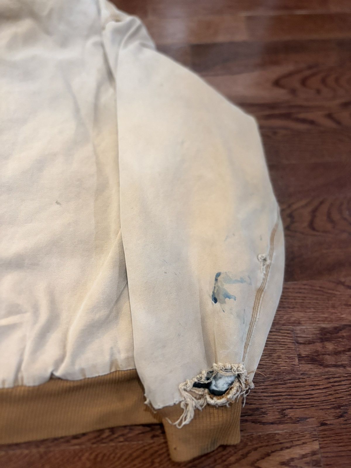 Walls Distressed Walls L Zip-Up Duck Canvas Work Jacket Beige Size US L / EU 52-54 / 3 - 6 Thumbnail