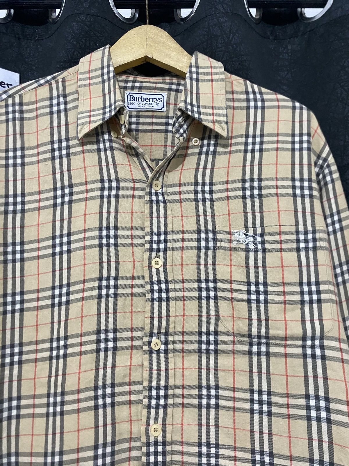 Burberry Vintage Burberry Novacheck Shirt Size US M / EU 48-50 / 2 - 3 Thumbnail