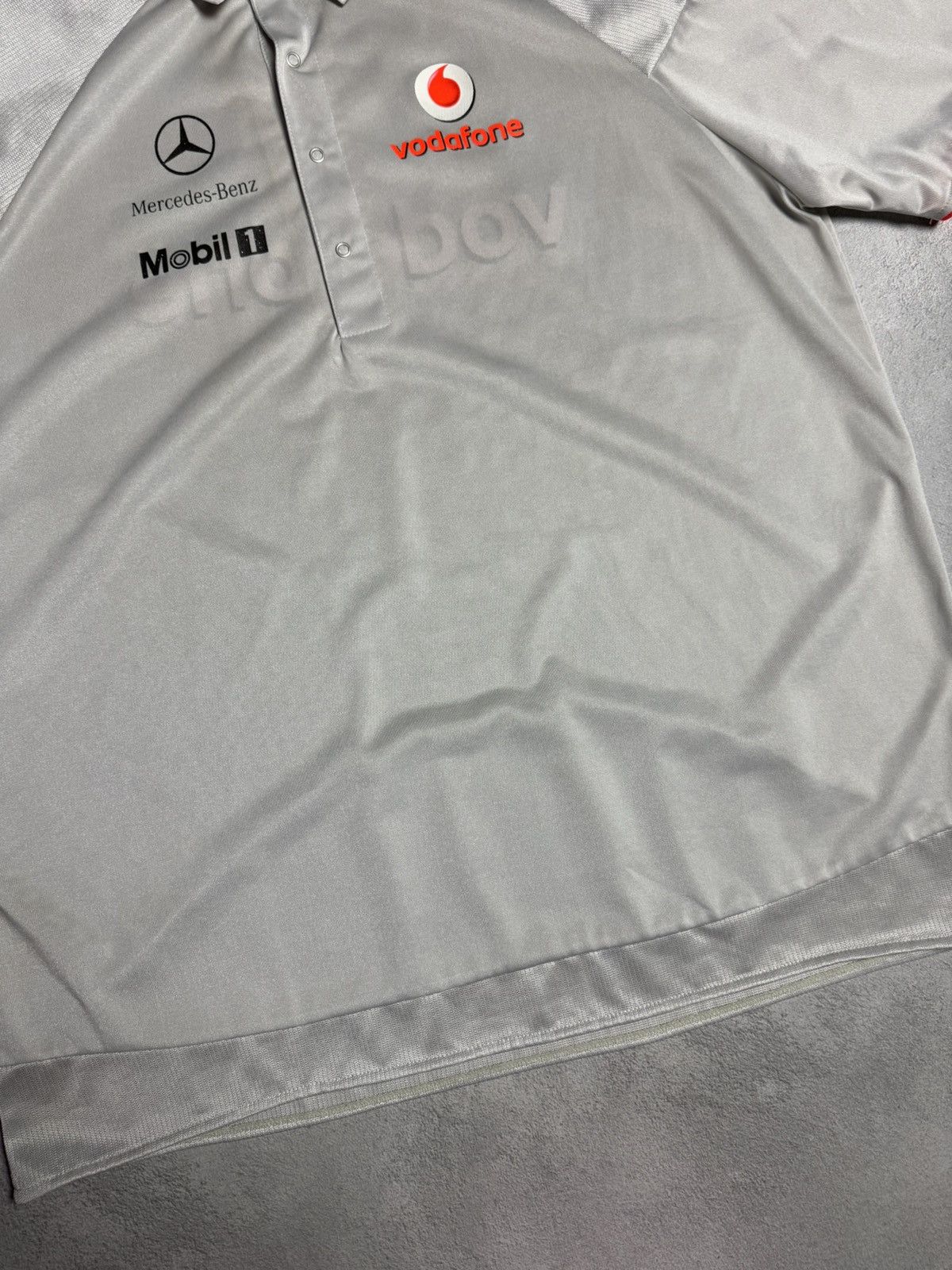 Malcolm McLaren Vodafone McLaren Mercedes F1 Racing Team Polo Shirt Jersey Size US XXL / EU 58 / 5 - 4 Thumbnail