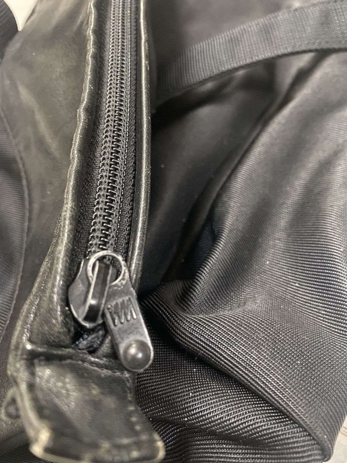 Issey Miyake Issey Miyake Leather/canvas Black Tote Bag Size ONE SIZE - 6 Thumbnail