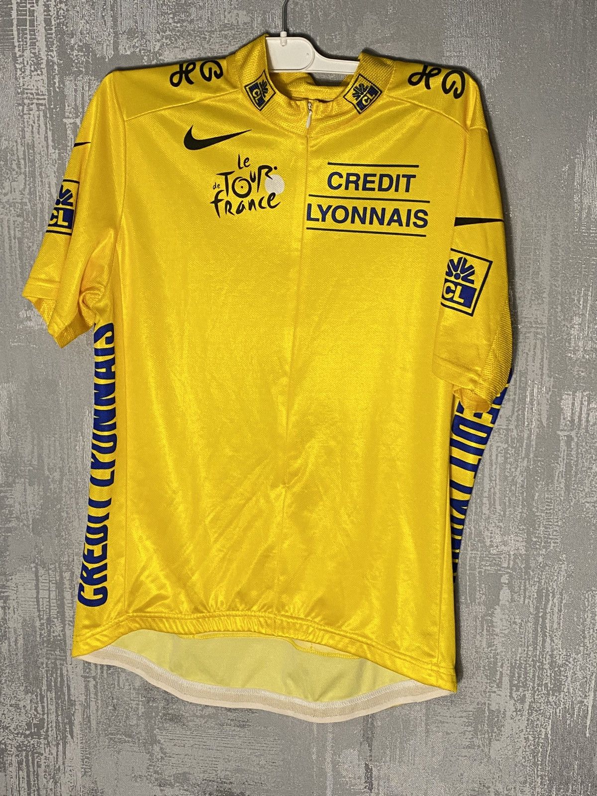Nike Vintage Tour De France Nike Cycling Jersey Cycle YKK Size US XL / EU 56 / 4 - 1 Thumbnail