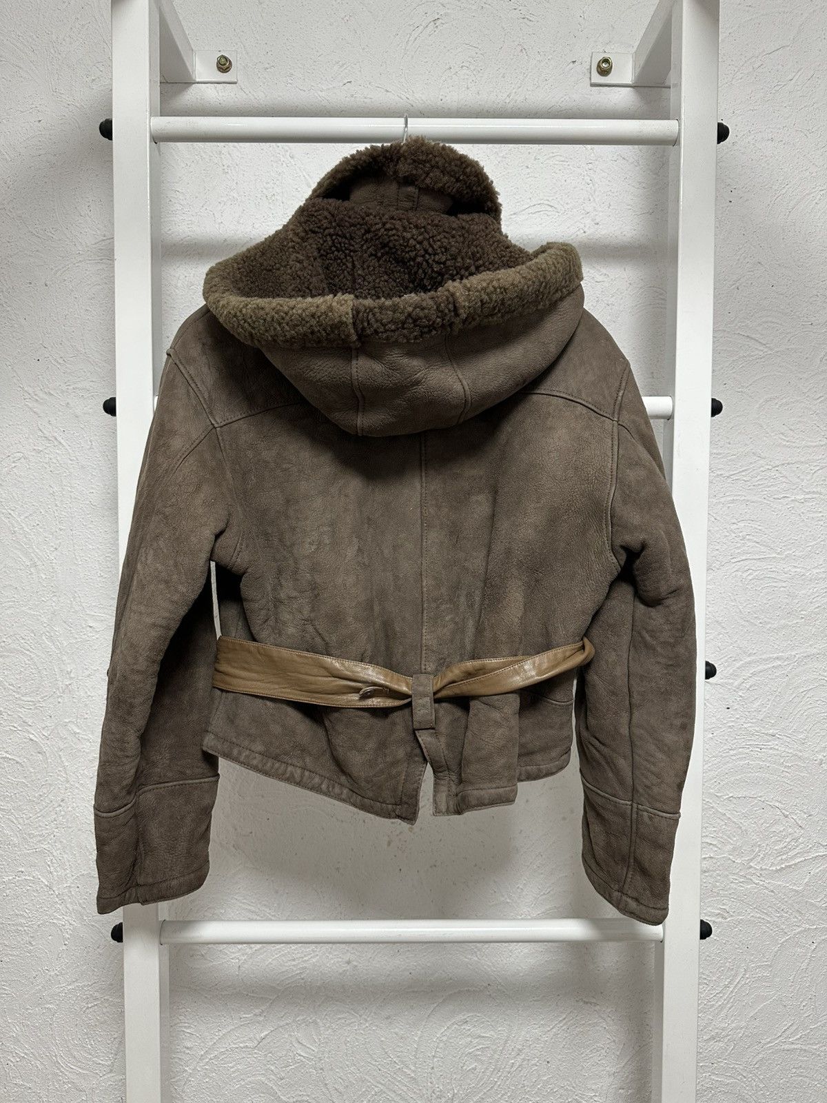 Vintage Vintage Women’s Shearling Bomber Jacket Size S Aviator Style Size S / US 4 / IT 40 - 5 Thumbnail