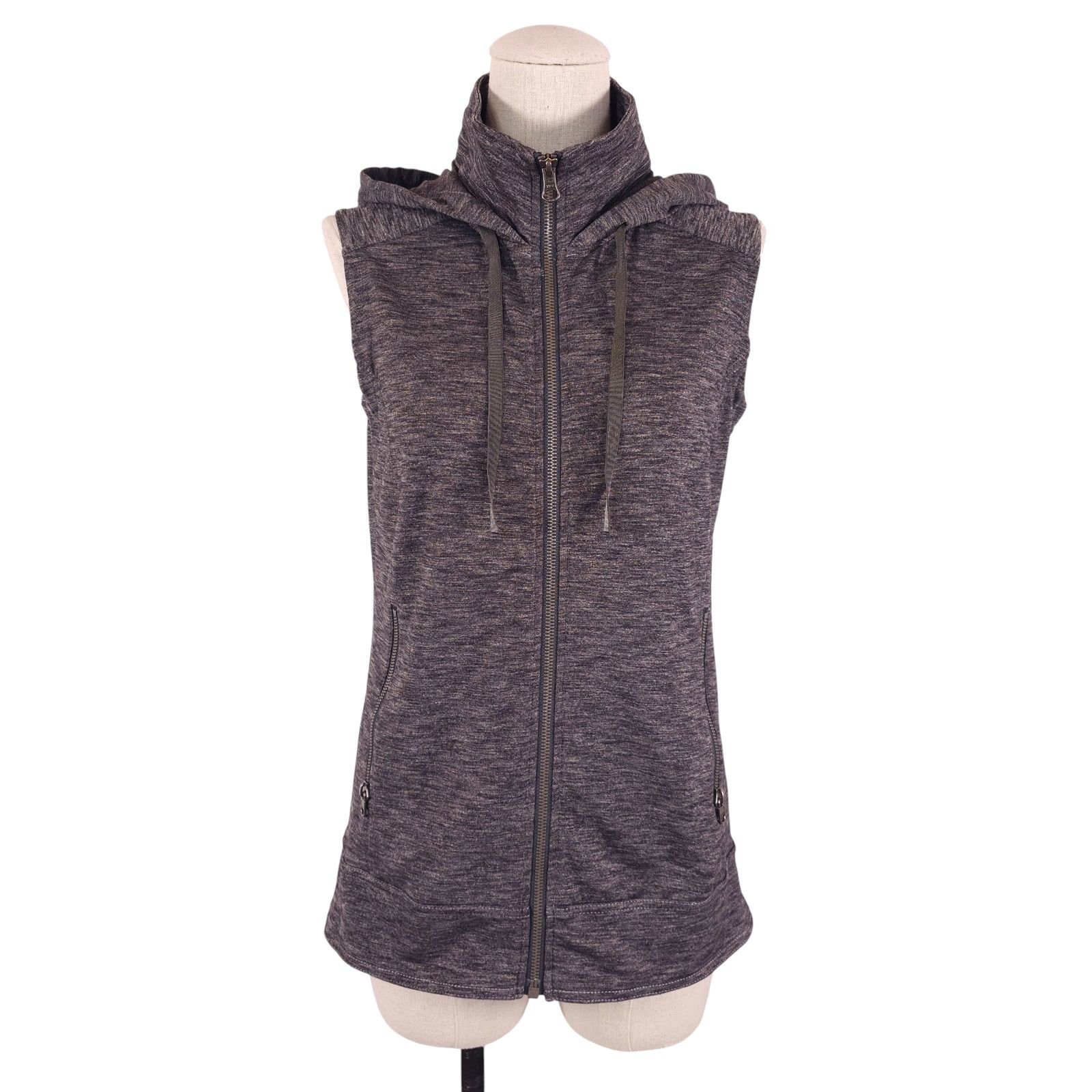 Kuhl Kuhl Mova Hooded Full Zip Vest Gray Sz Small Size S / US 4 / IT 40 - 1 Thumbnail
