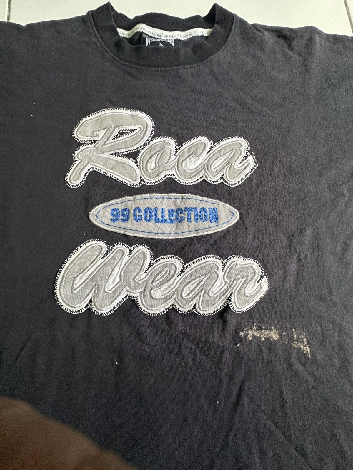 Rap Tees × Rocawear Vintage 90s Rocawear Collection Faded Black shirt Size US XL / EU 56 / 4 - 4 Thumbnail