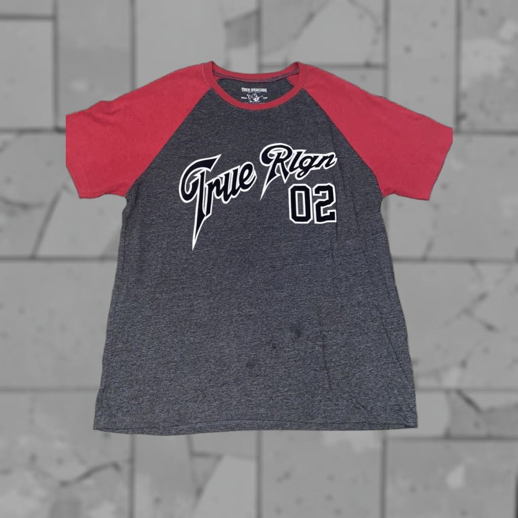 True Religion True Religion Gray/Red T Shirt Mens Large Size US L / EU 52-54 / 3 - 1 Thumbnail