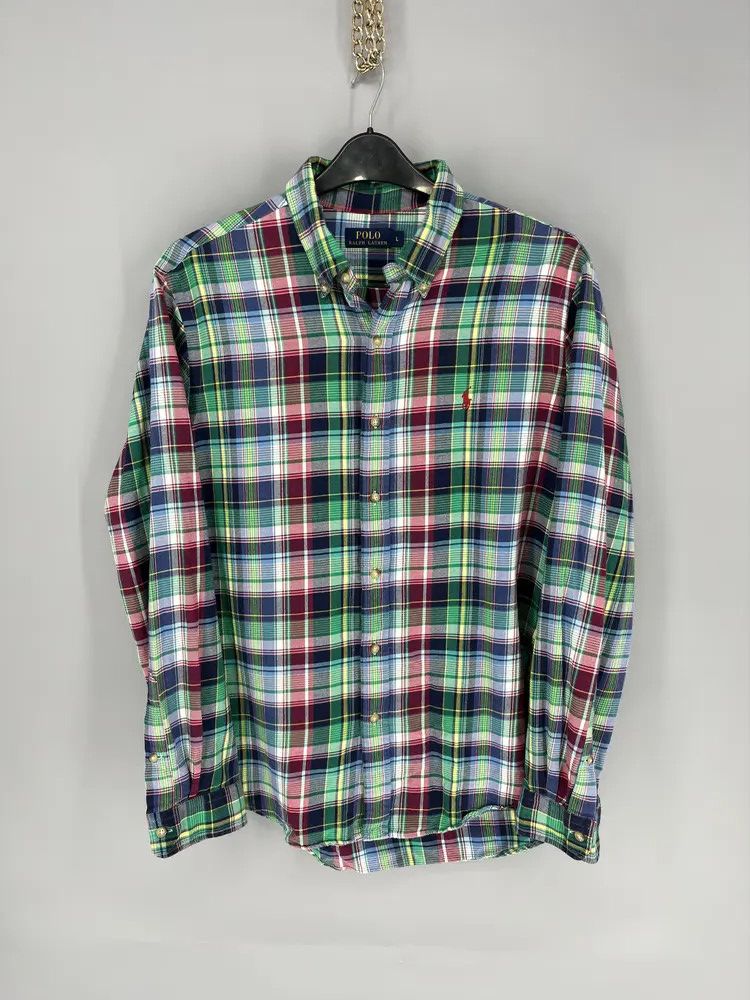 Flannel Vintage Y2K Flannel Shirt Travis Scott Style Size US L / EU 52-54 / 3 - 1 Thumbnail