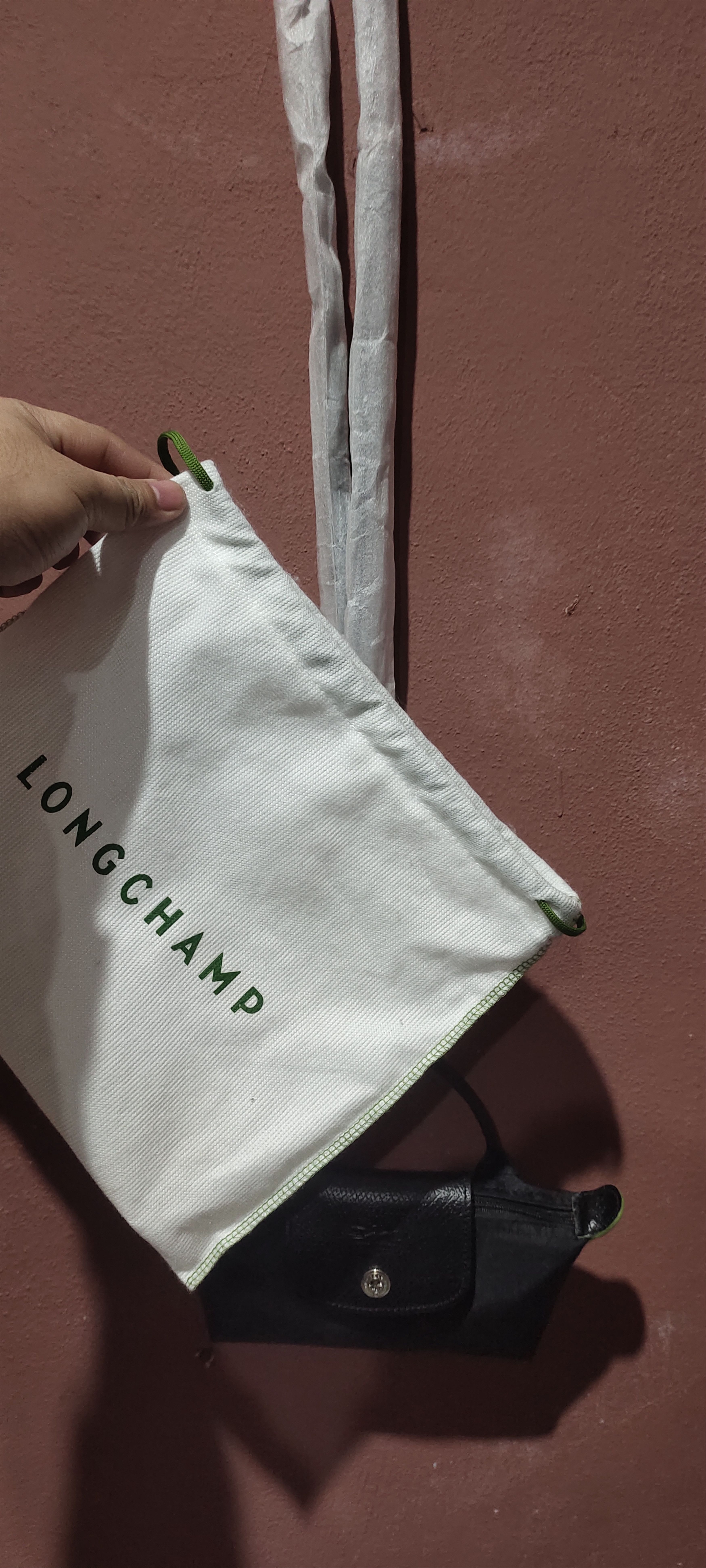 Longchamp × Vintage Longcham Le Pliage Black (xs) Size ONE SIZE - 6 Thumbnail