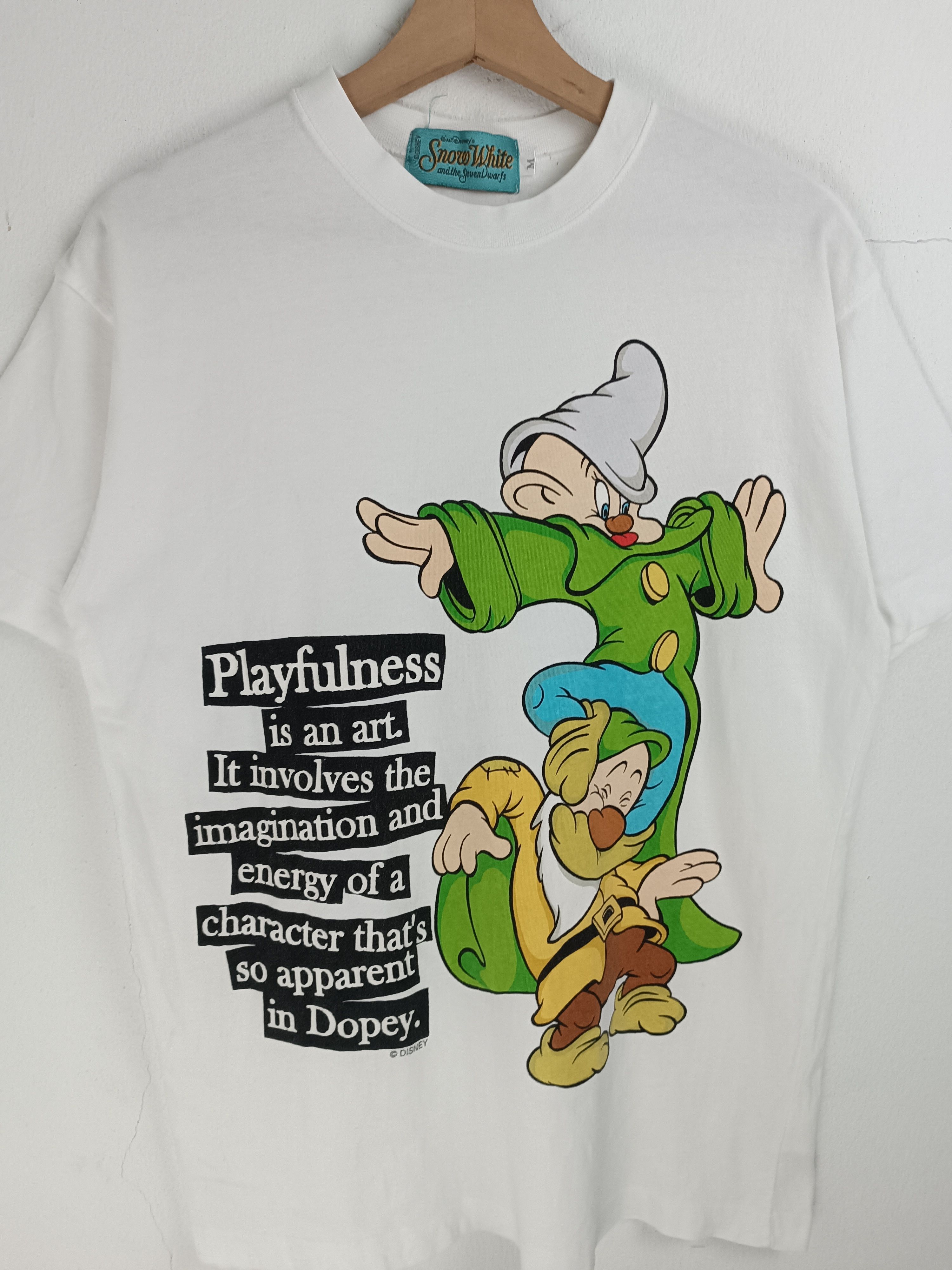 Disney VINTAGE 90'S SNOW WHITE & THE 7 DWARFS RARE SEX PISTOLS PUNK Size US M / EU 48-50 / 2 - 12 Thumbnail