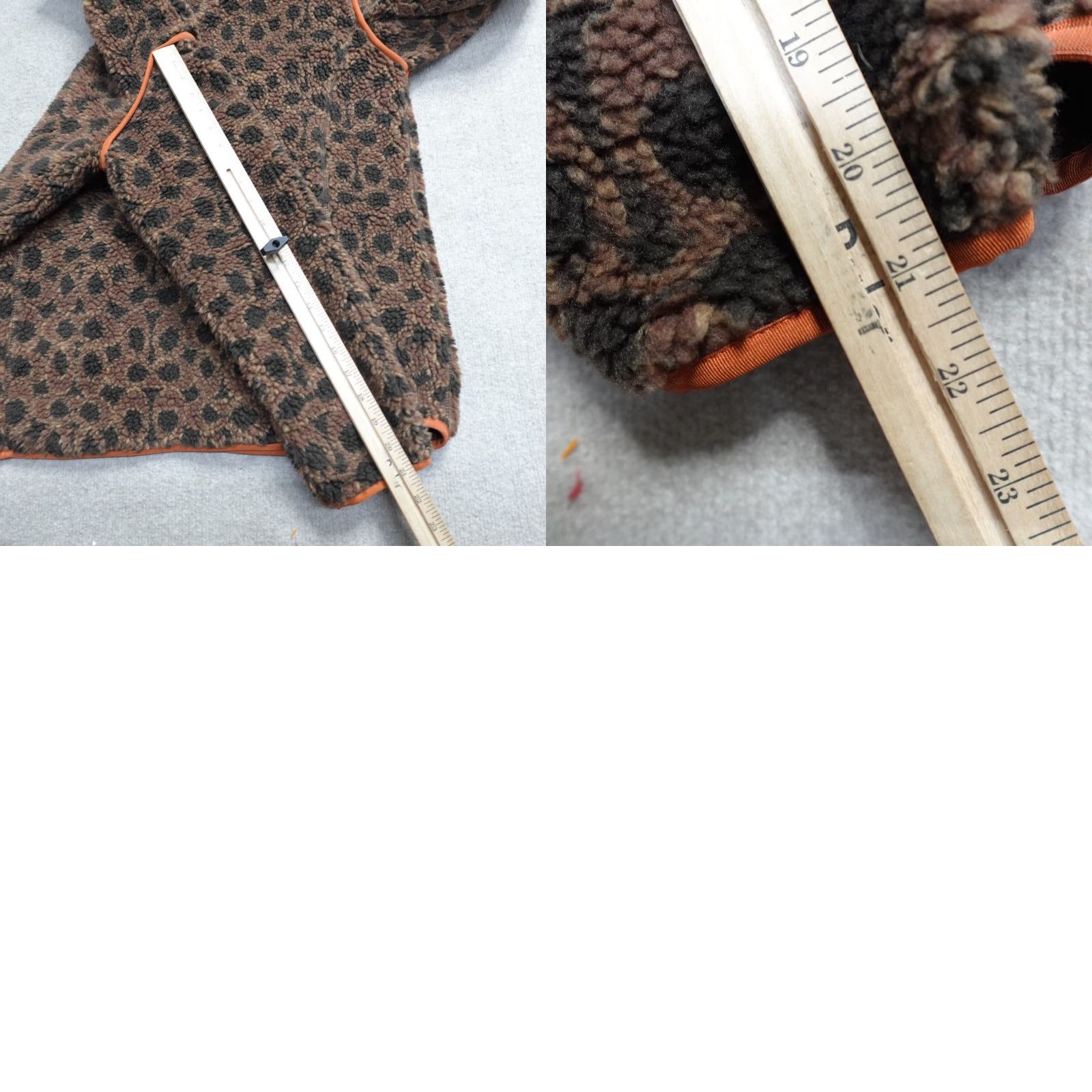 Coach Coach Womens Jacket L Brown All Over Logo High Pile Fleece Size L / US 10 / IT 46 - 8 Thumbnail