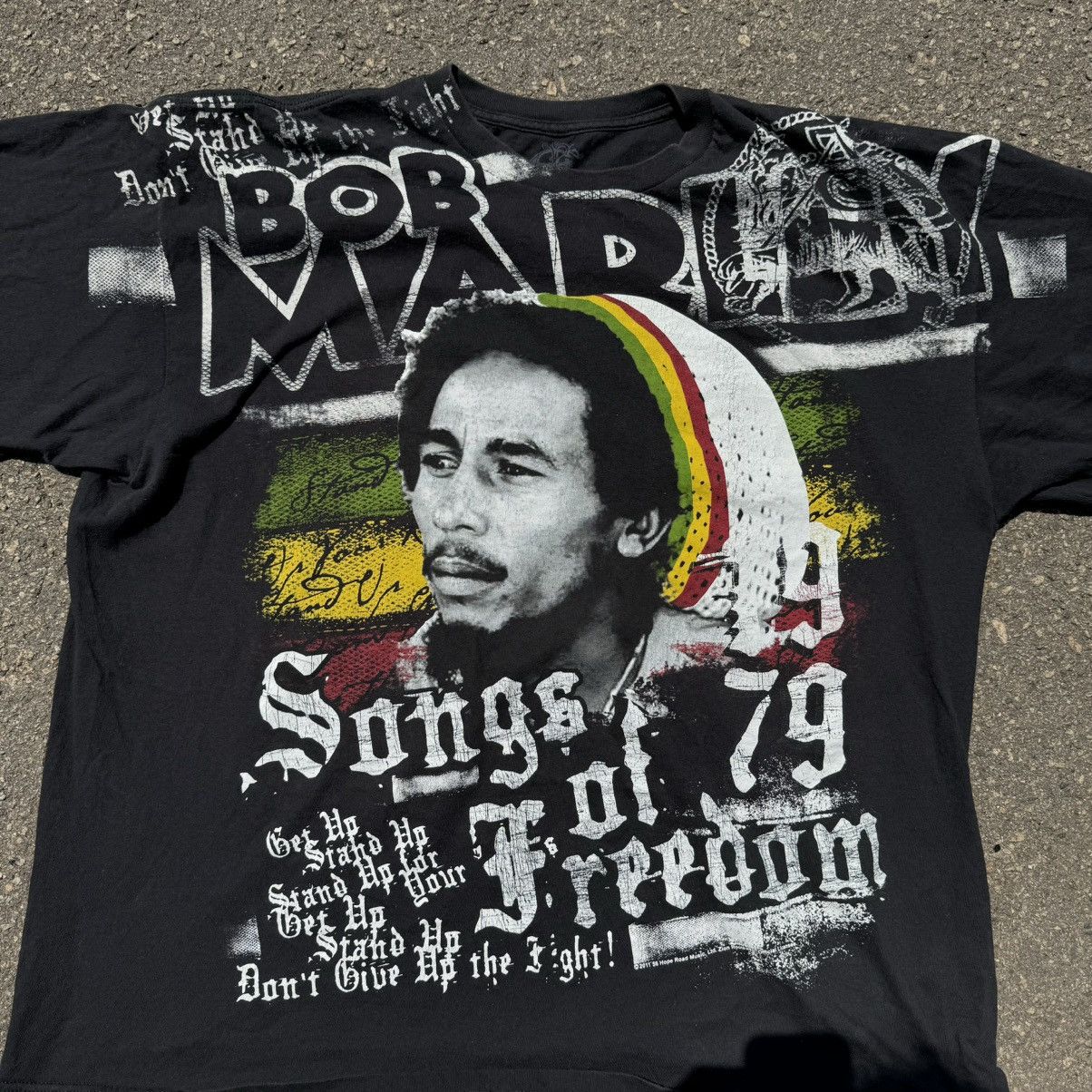 Bob Marley × Rap Tees × Vintage vintage 2011 tshirt bob marley rap tees y2k streetwear Size US XXL / EU 58 / 5 - 4 Thumbnail