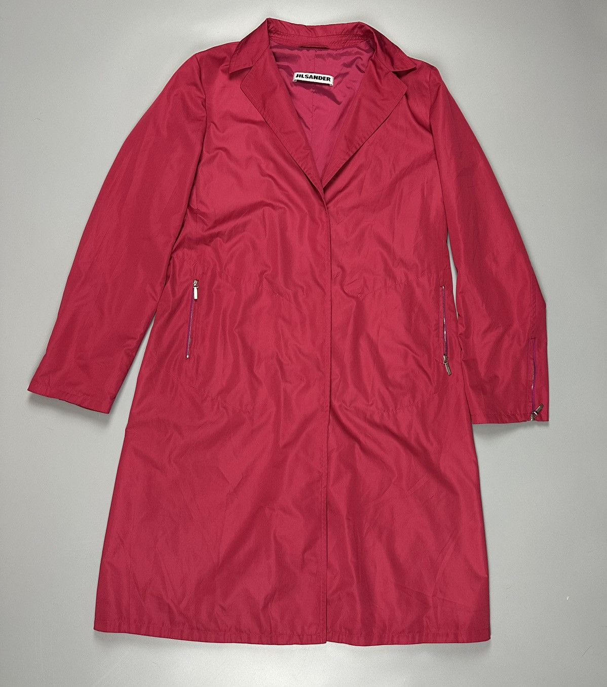 Jil Sander Jil Sander Pink Nylon Coat Size M / US 6-8 / IT 42-44 - 1 Thumbnail