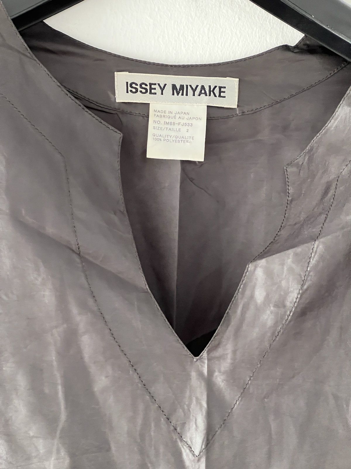 Homme Plisse Issey Miyake × Issey Miyake × Japanese Brand Issey Miyake Structured Polyester Top – Made in Japan Size S / US 4 / IT 40 - 2 Thumbnail