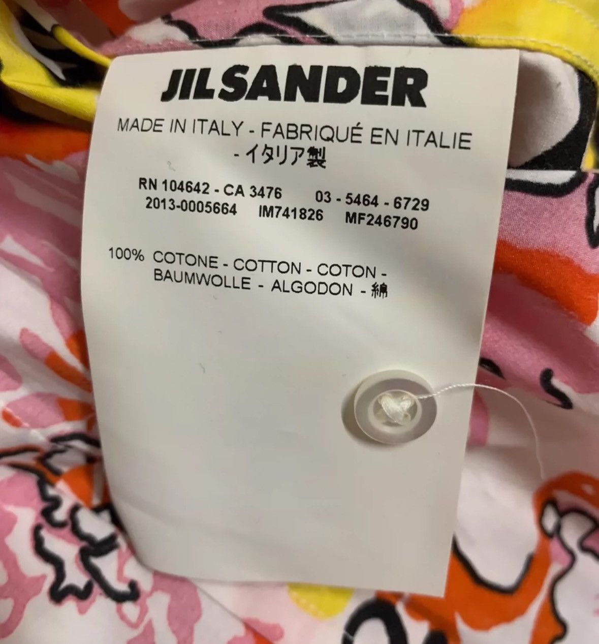 Jil Sander JIL SANDER SS13 Artist Collaboration: Extremely Rich Shirt Size US S / EU 44-46 / 1 - 4 Thumbnail