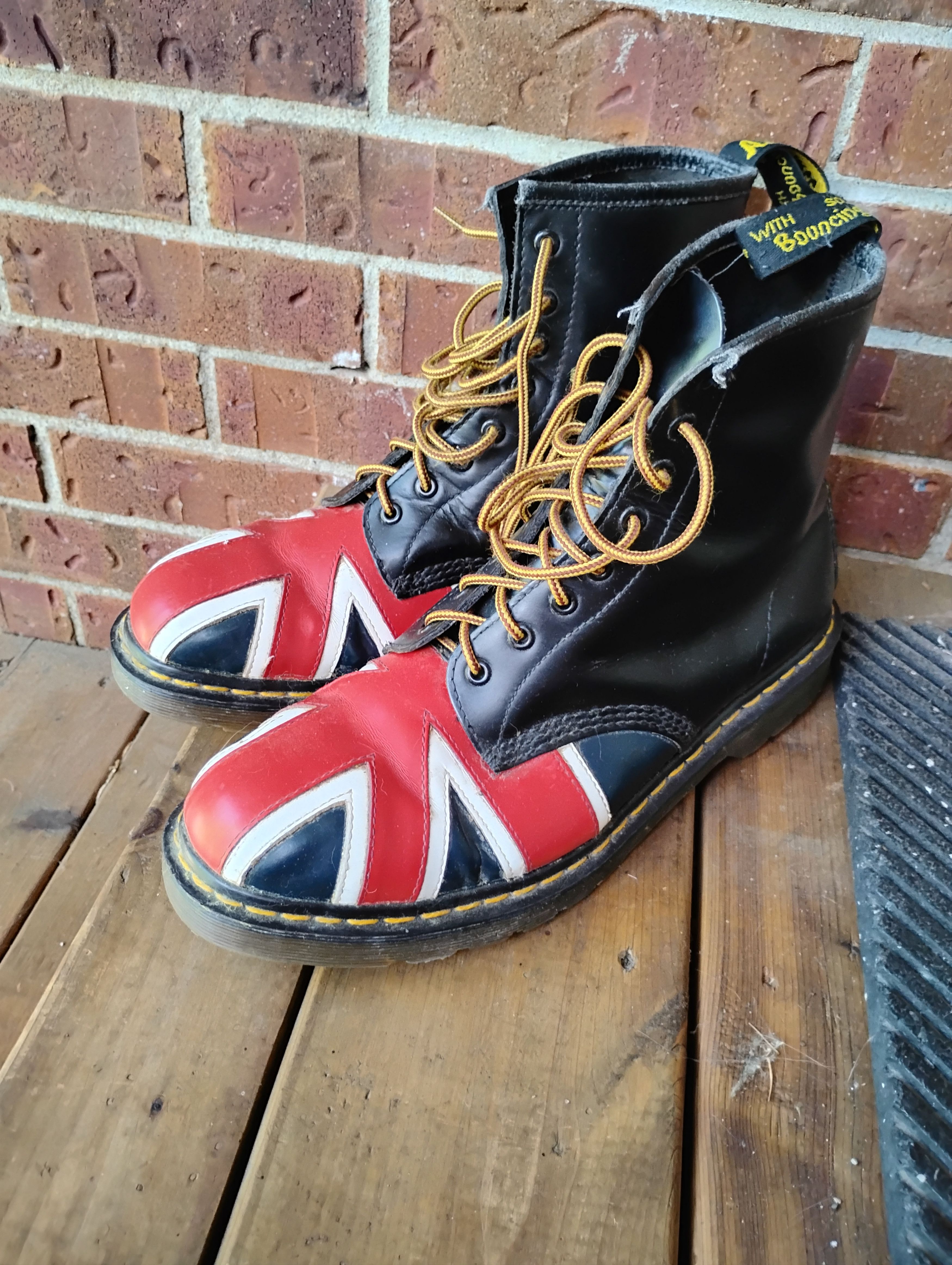 Dr. Martens Dr. Martens Union Jack boots | Grailed