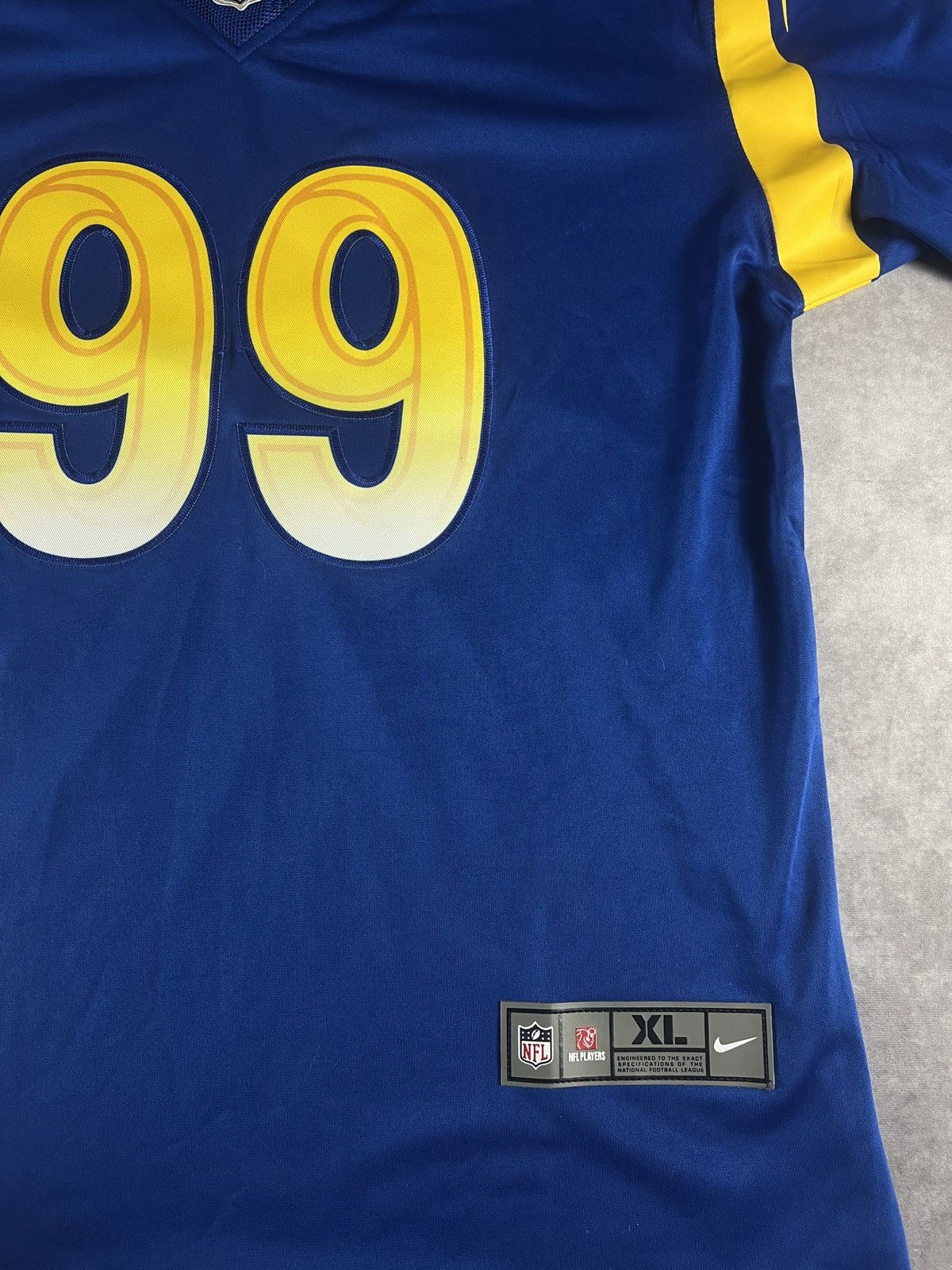 Other NFL LA RAMS AARON DONALD #99 Jersey Football On Field Size US XL / EU 56 / 4 - 4 Thumbnail