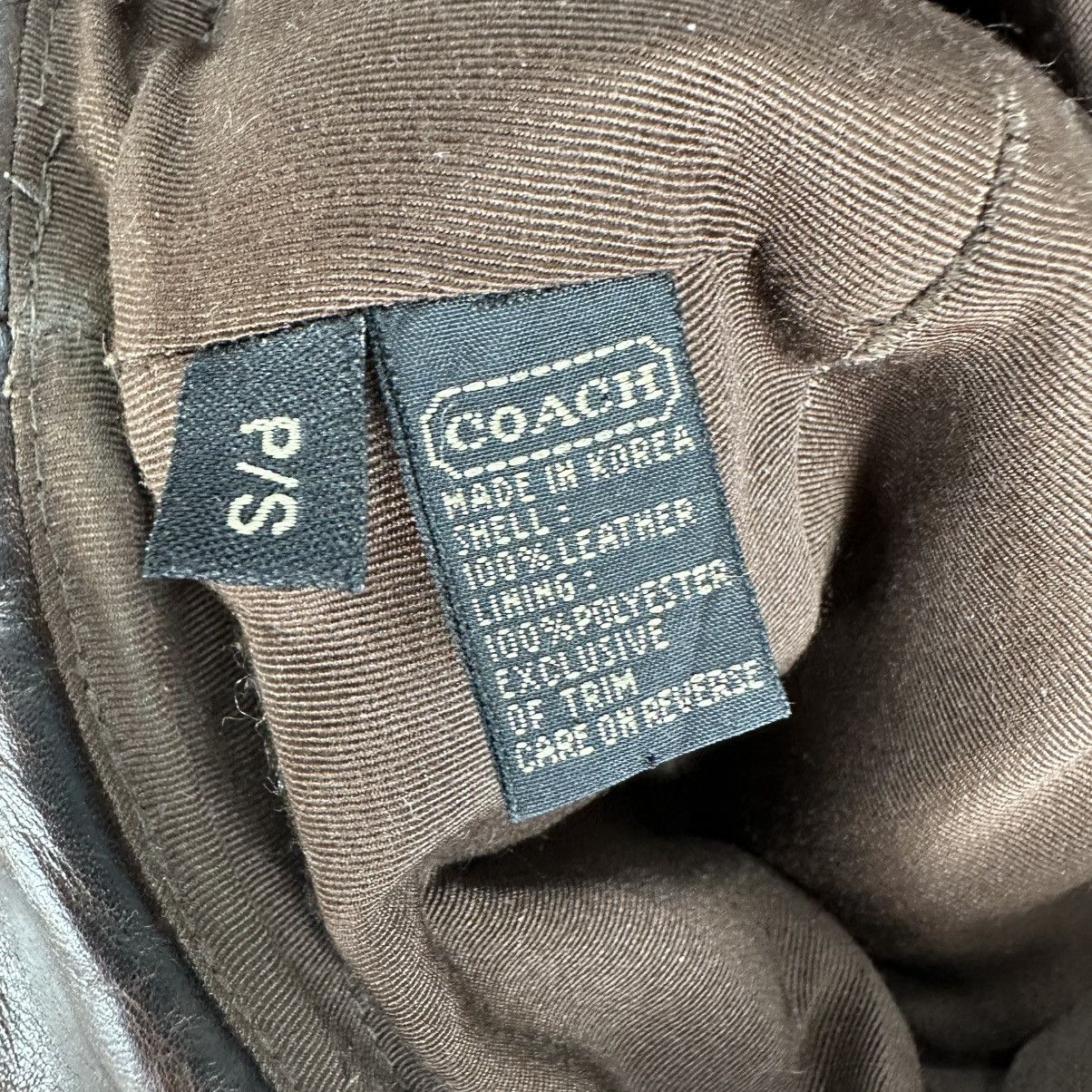 Coach COACH BLACK LEATHER HAT Size ONE SIZE - 7 Thumbnail