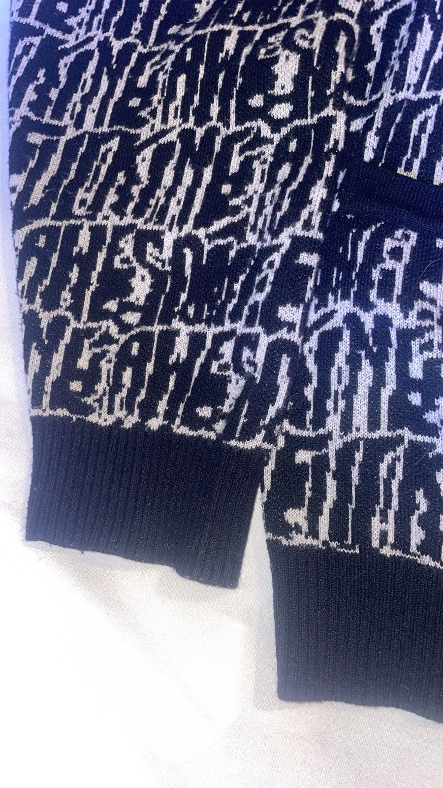 Fucking Awesome Fucking awesome black an white cardigan Size US XL / EU 56 / 4 - 9 Thumbnail