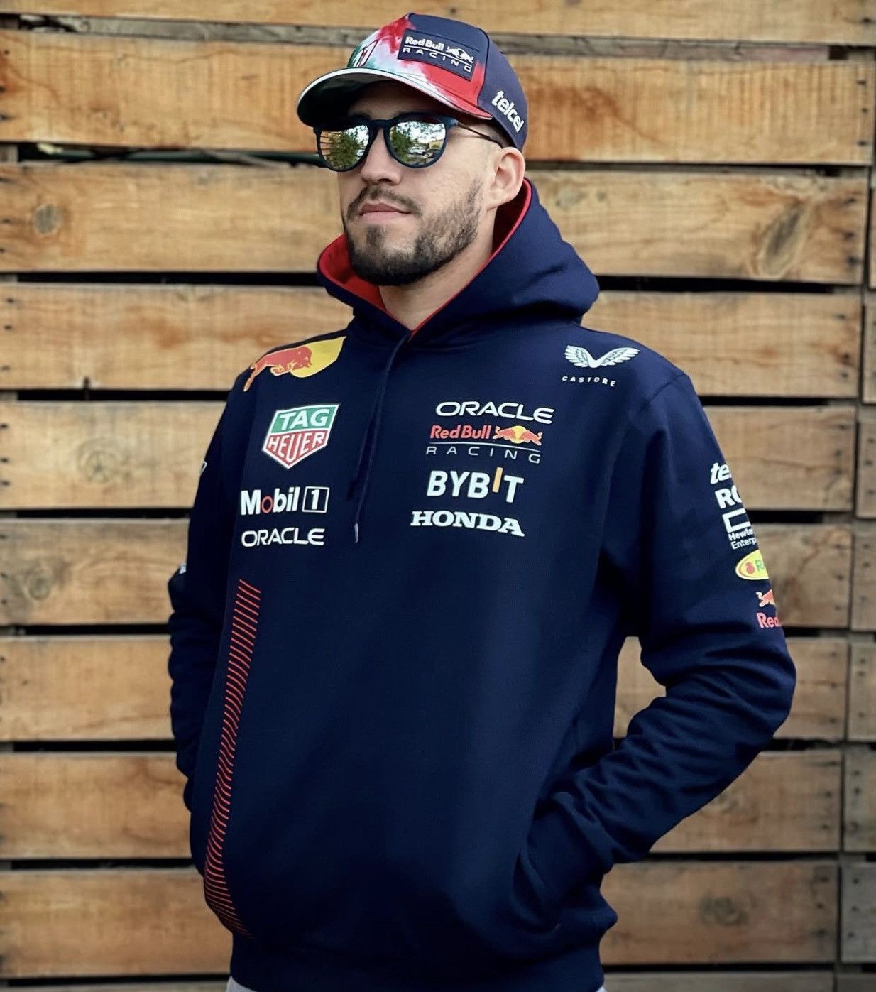 Red Bull Red Bull Racing F1 Team 2023 Blue Pepe Jeans Hoodie Pullover Size US L / EU 52-54 / 3 - 2 Thumbnail