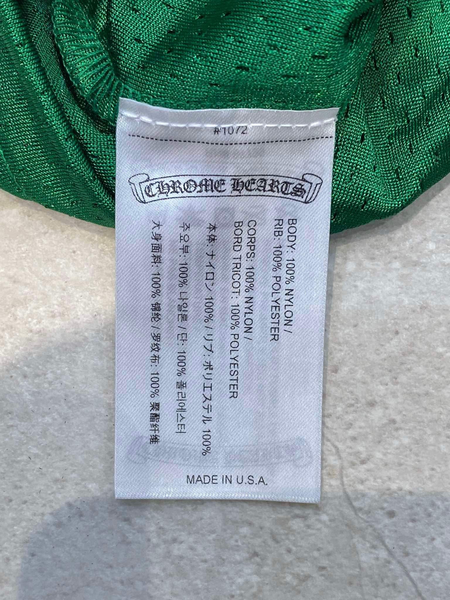 Chrome Hearts CHROME HEARTS Mesh Jersey Long Sleeve Tee GREEN Size US L / EU 52-54 / 3 - 9 Thumbnail