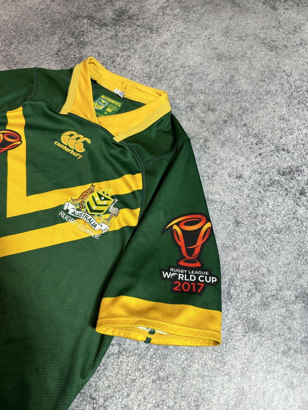 Canterbury of New Zealand Canterbury Australia Rugby Jersey Streetwear Rare Sportswear Size US M / EU 48-50 / 2 - 4 Thumbnail