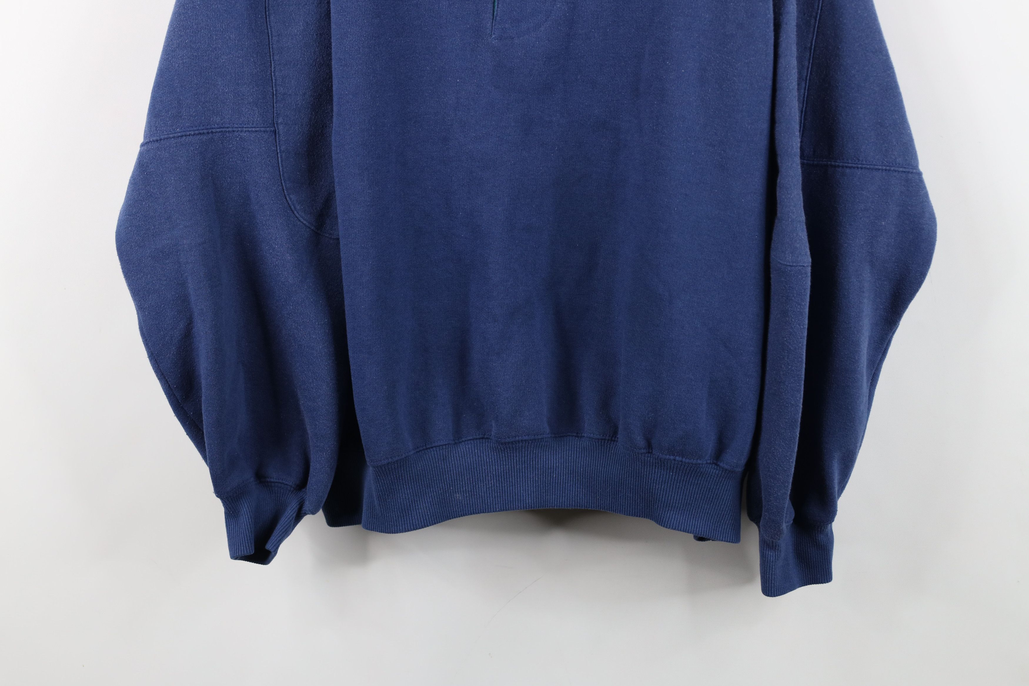 Vintage Vintage 90s Streetwear Collared Rugby Pullover Sweatshirt Size XXL / US 16-18 / IT 52-54 - 3 Thumbnail