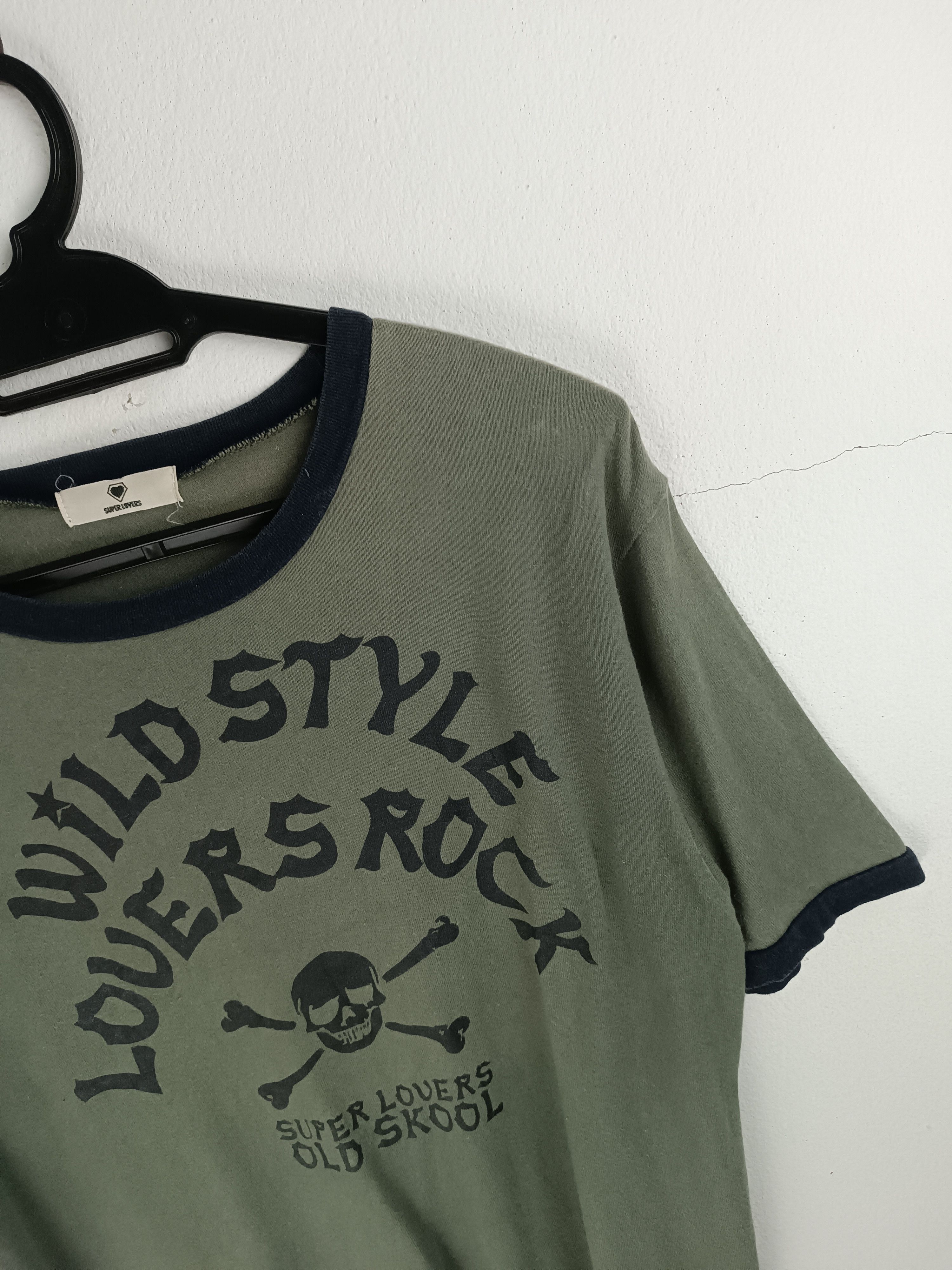 Japanese Brand VINTAGE Y2K SUPER LOVERS WILDSTYLE LOVERS ROCK VERY RARE TEE Size US M / EU 48-50 / 2 - 9 Thumbnail