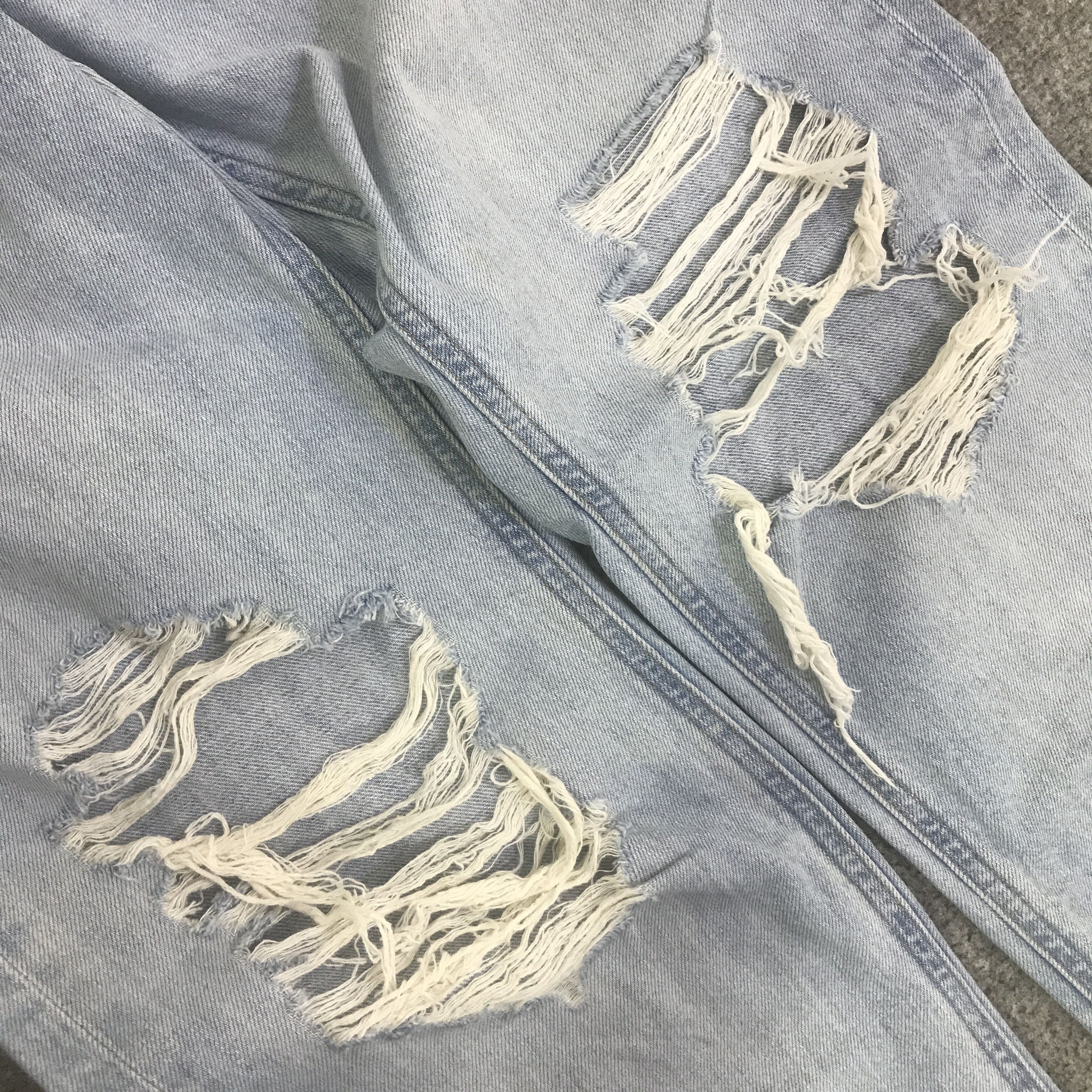 Japanese Brand JAPAN UNIQLO DISTRESSED DENIM JEANS PANTS K129B11 Size US 28 / EU 44 - 14 Thumbnail