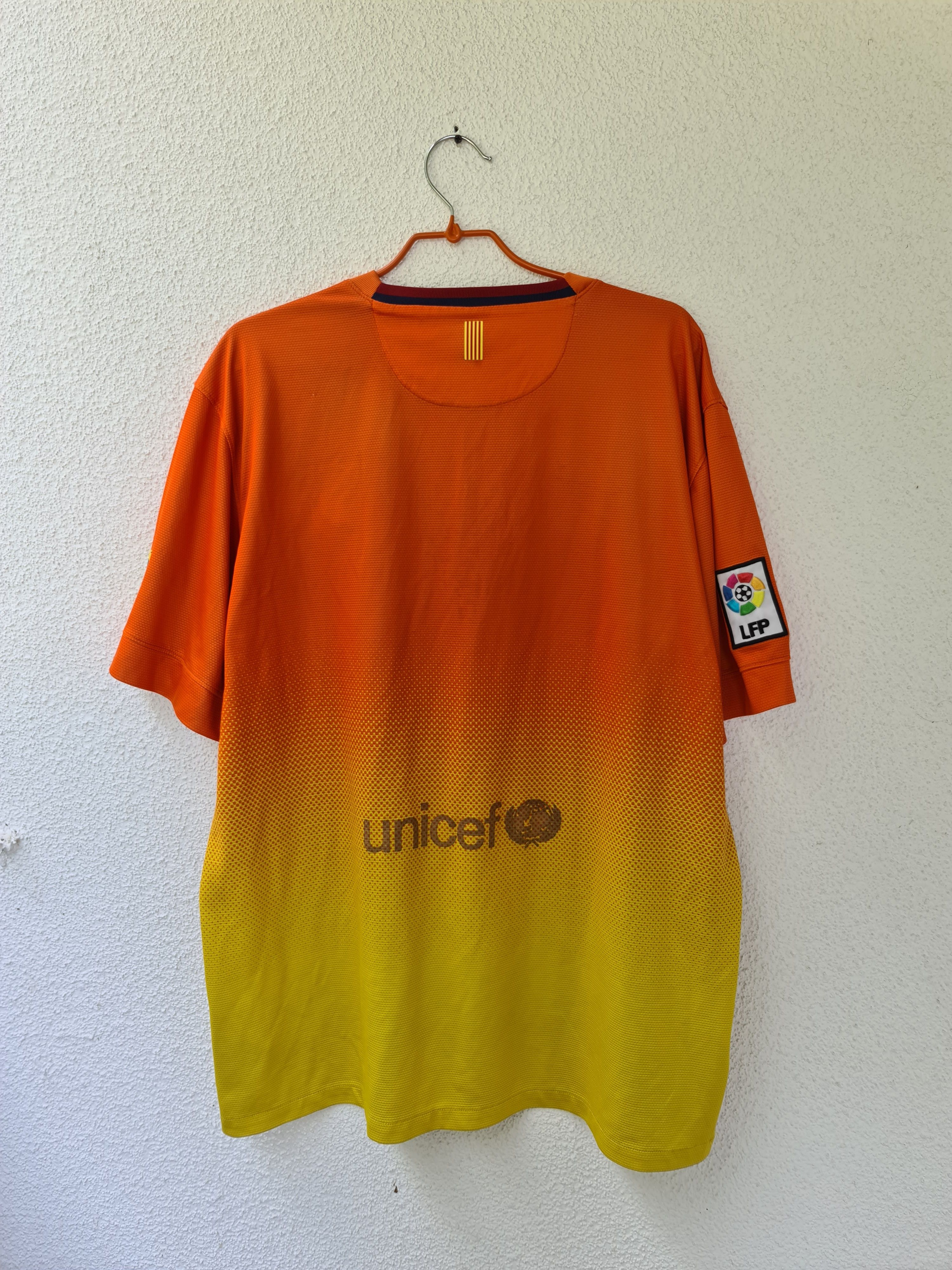 Nike Nike BARCELONA 2012 2013 AWAY SHIRT FOOTBALL SOCCER JERSEY Size US XL / EU 56 / 4 - 6 Thumbnail