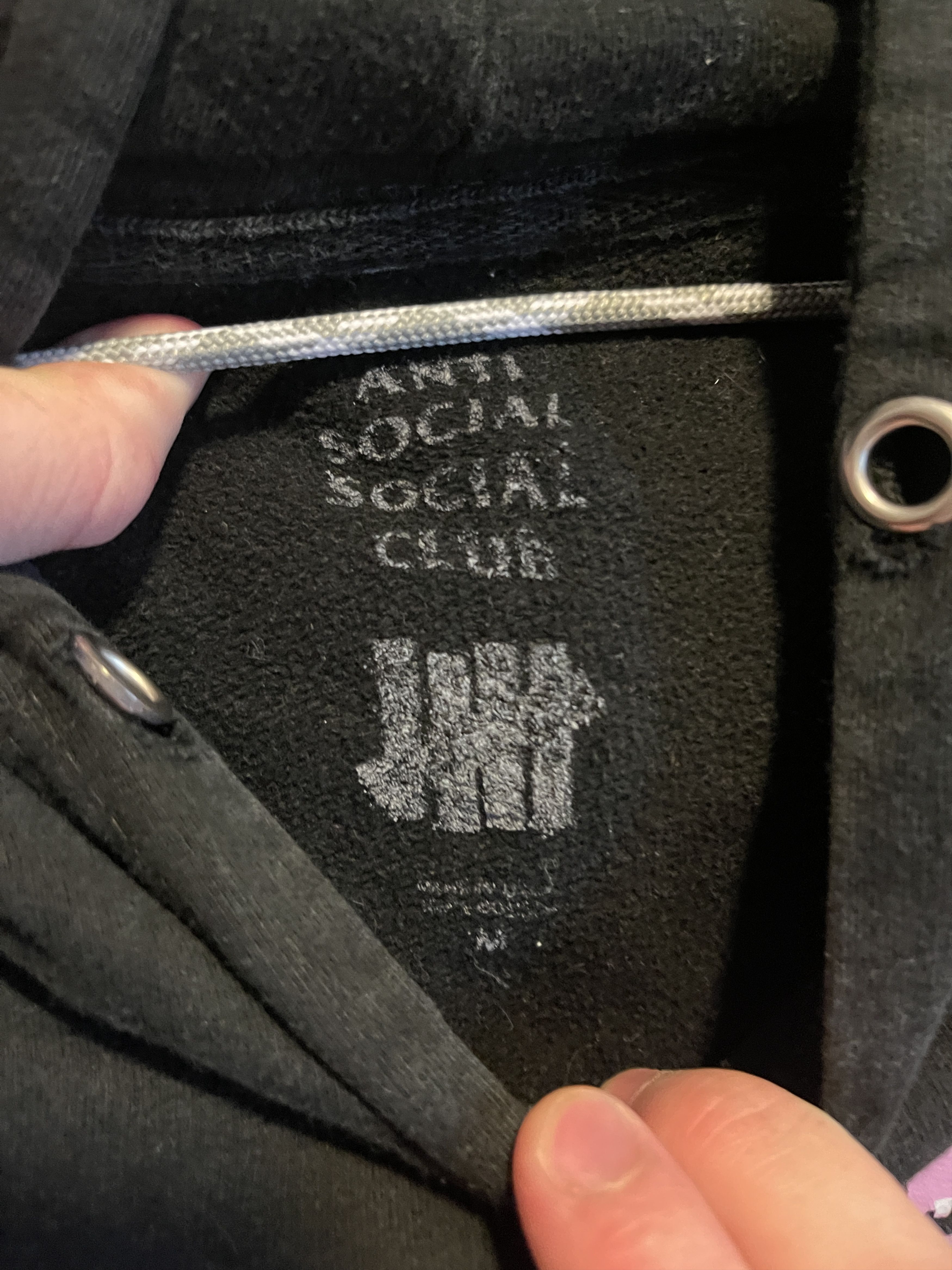 Anti Social Social Club × Undefeated ASSC x UNDFTD Hoodie - Size M Size US M / EU 48-50 / 2 - 3 Thumbnail