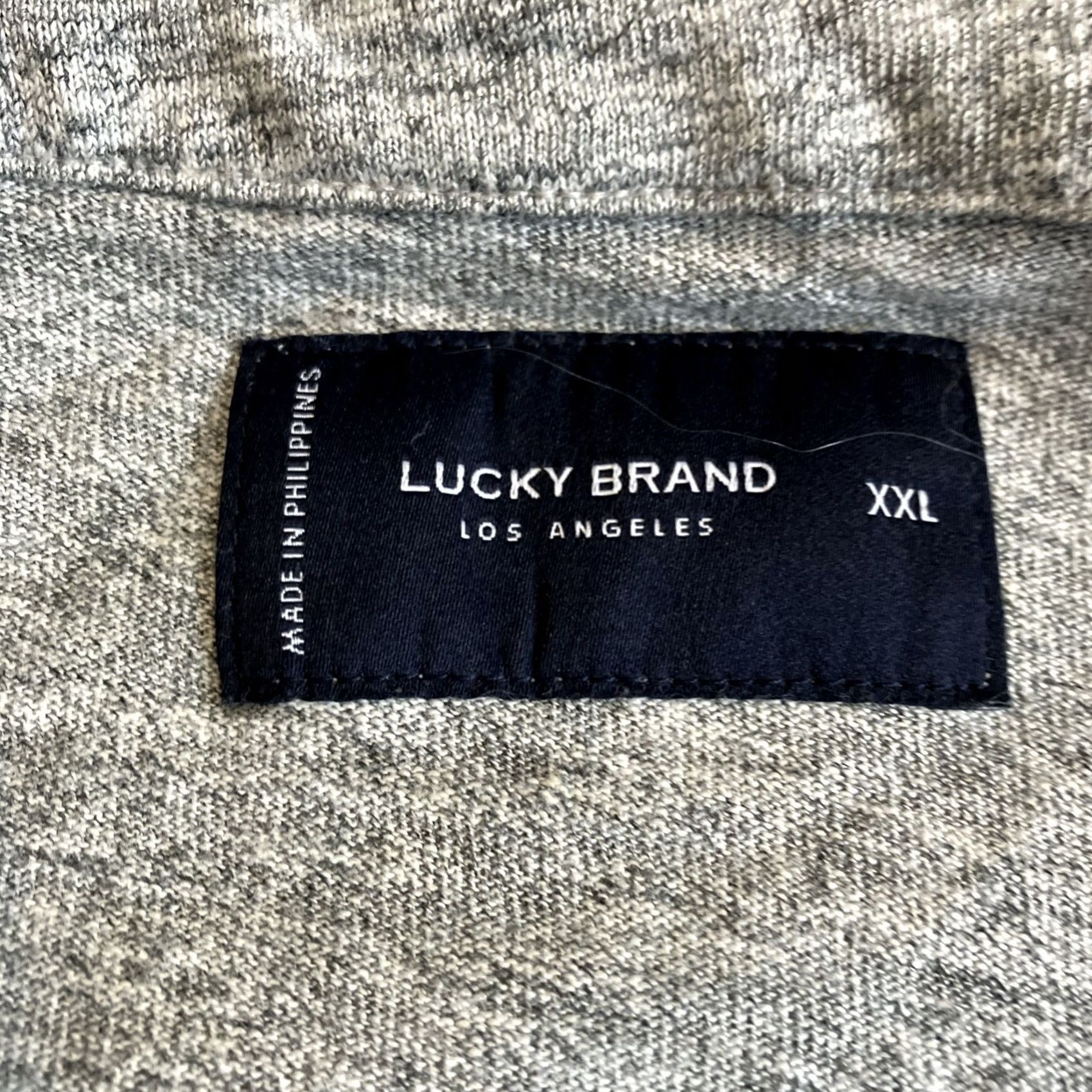 Lucky Brand Lucky Brand Shirt Regular Gray Cotton Long Sleeve Button Down Heather NWT XXL Men Size US XXL / EU 58 / 5 - 2 Thumbnail