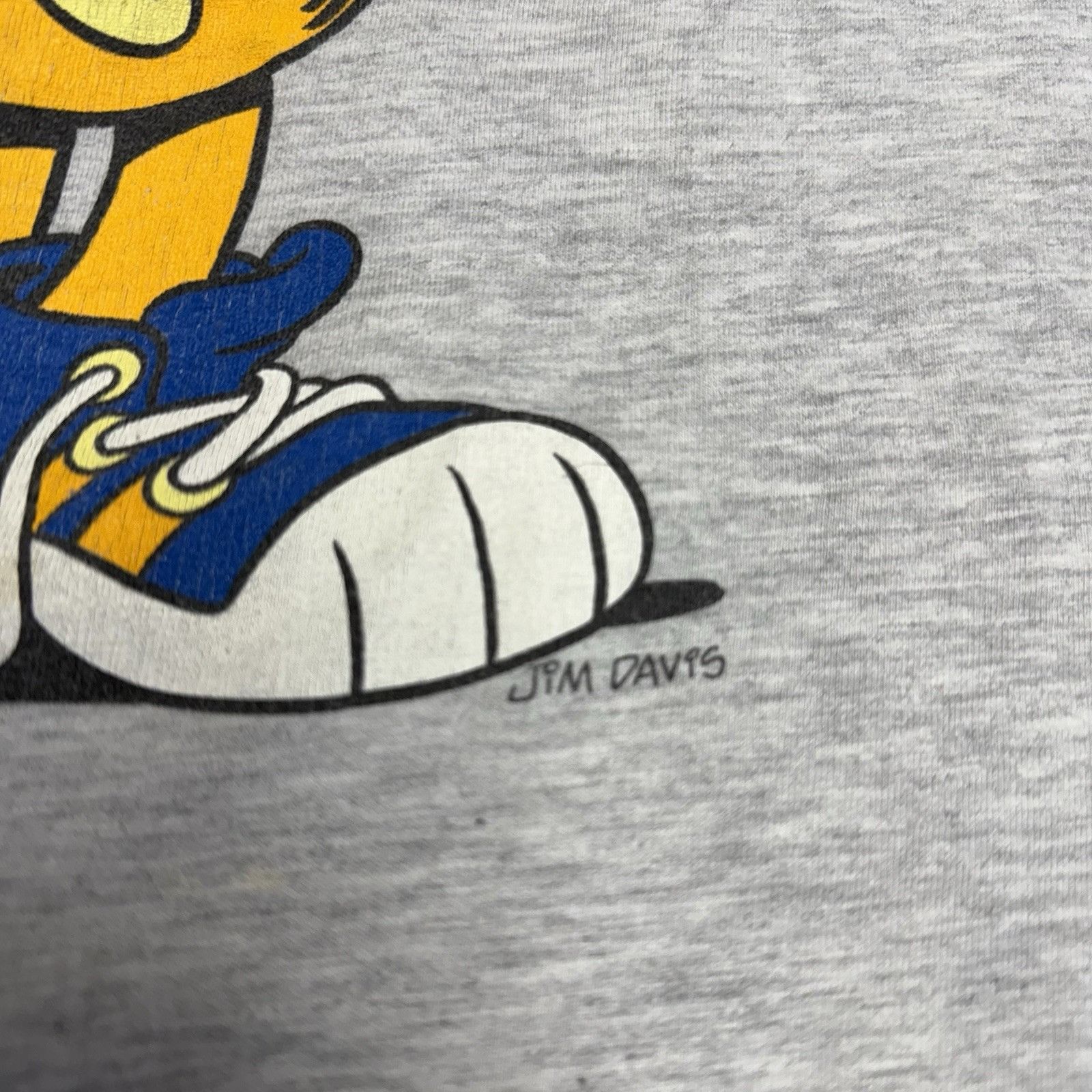 Vintage Vintage Garfield Cat Baseball T Shirt Mens XL Gray Button Up Size US XL / EU 56 / 4 - 8 Thumbnail