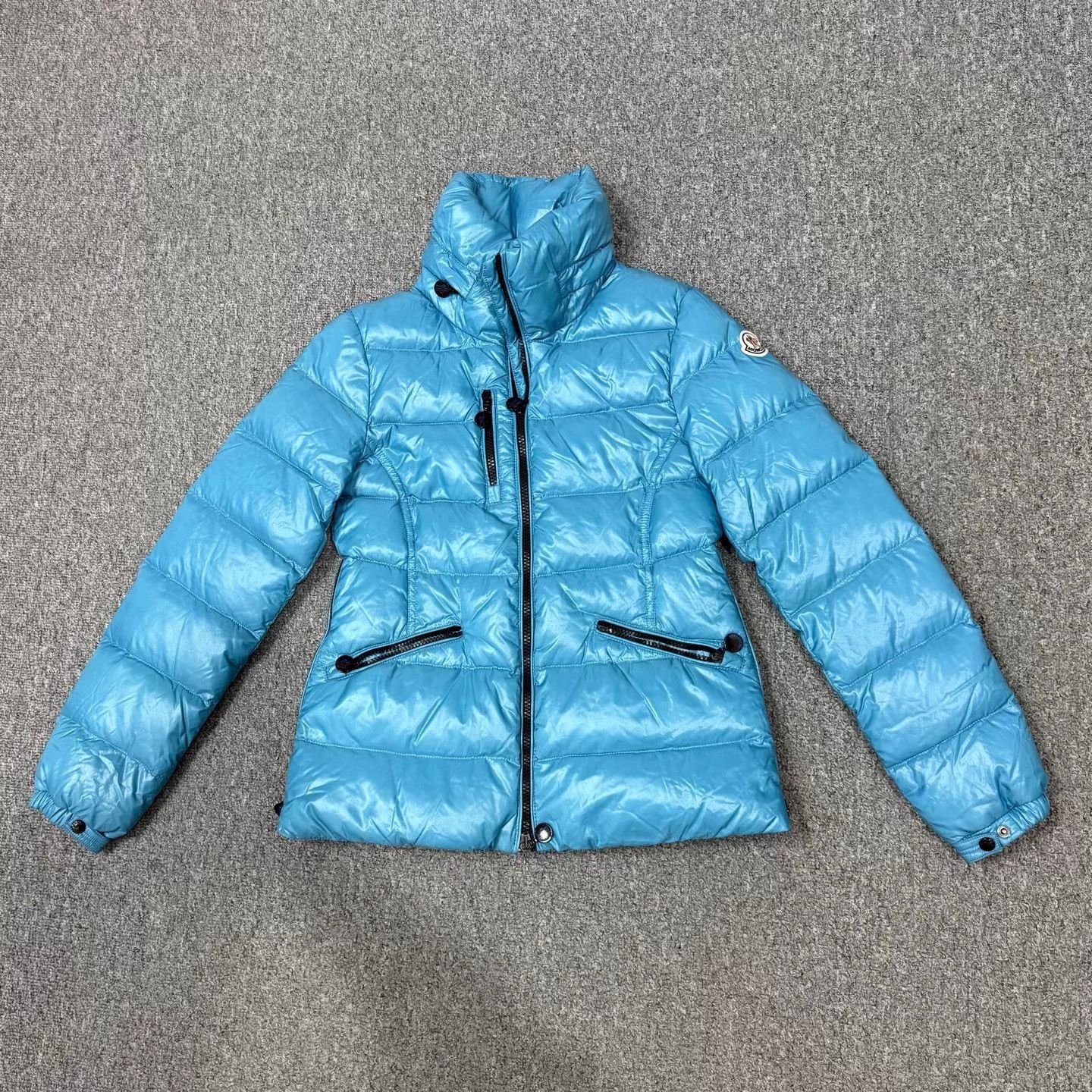 Moncler Moncler Lagoon Blue Down Jacket 0 Size XS / US 0-2 / IT 36-38 - 1 Thumbnail