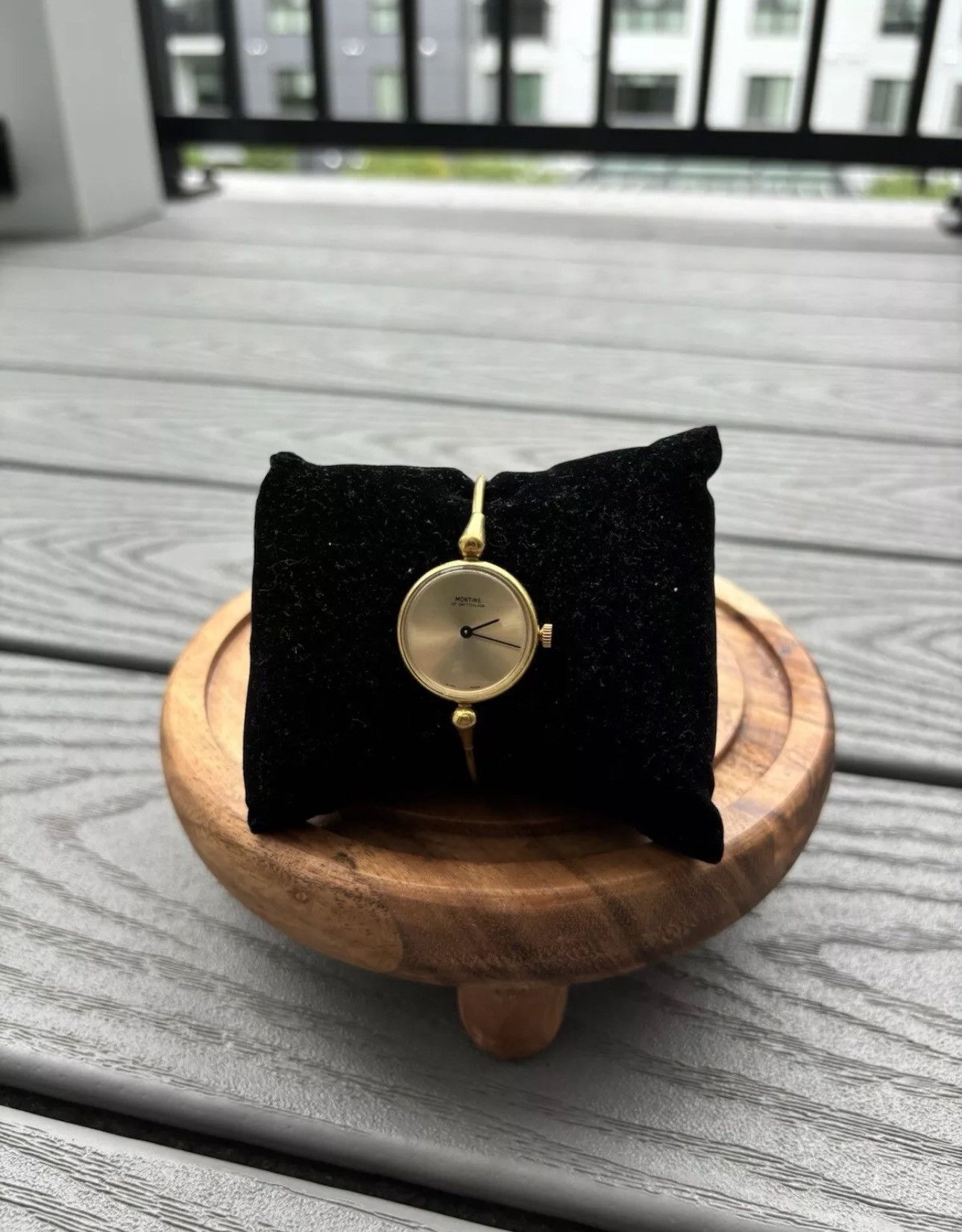 Vntg 1970s Montine Of Switzerland Gold Plate