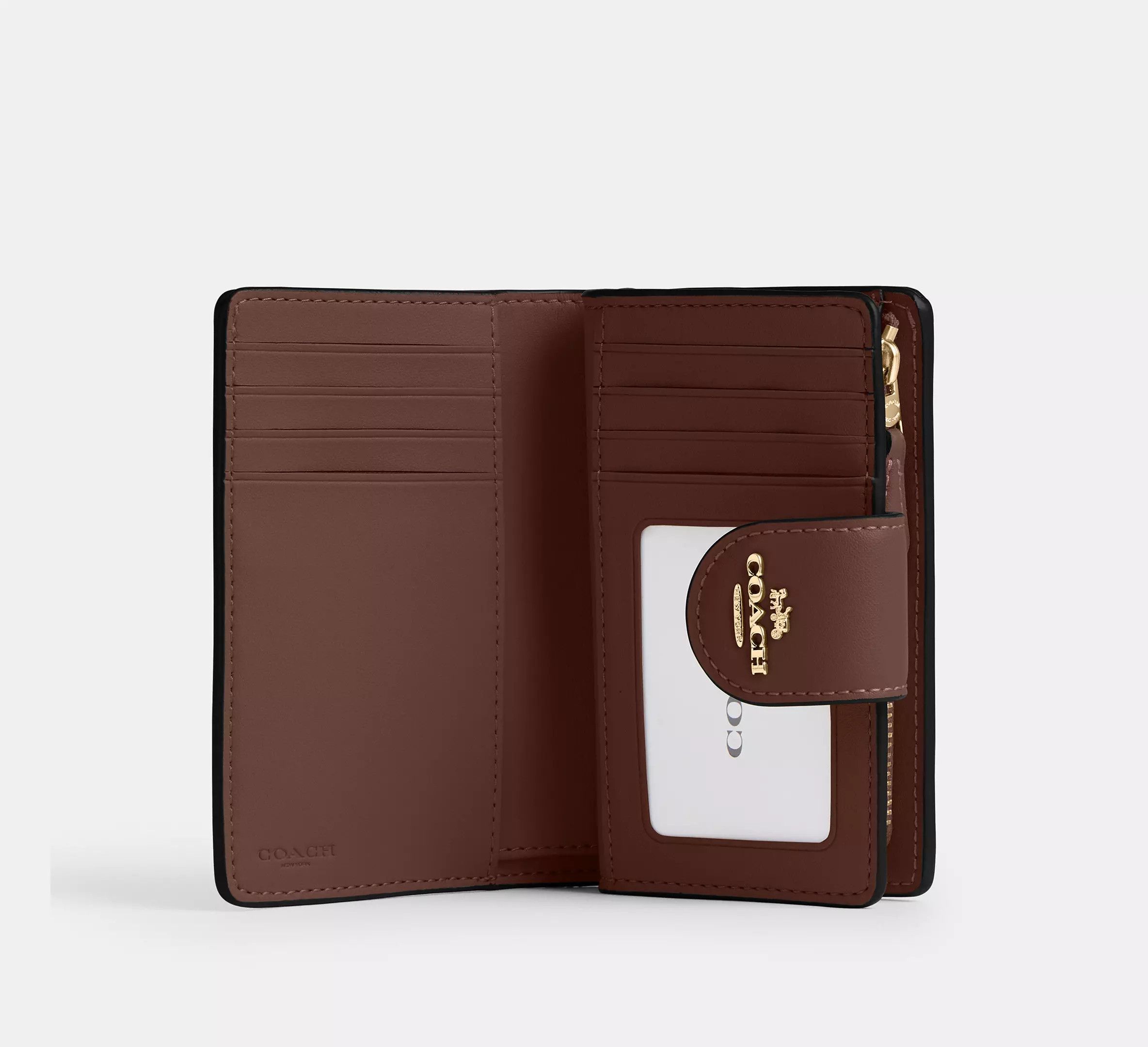 Coach Medium Corner Zip Wallet In Signature Canvas CW786 Size ONE SIZE - 2 Thumbnail
