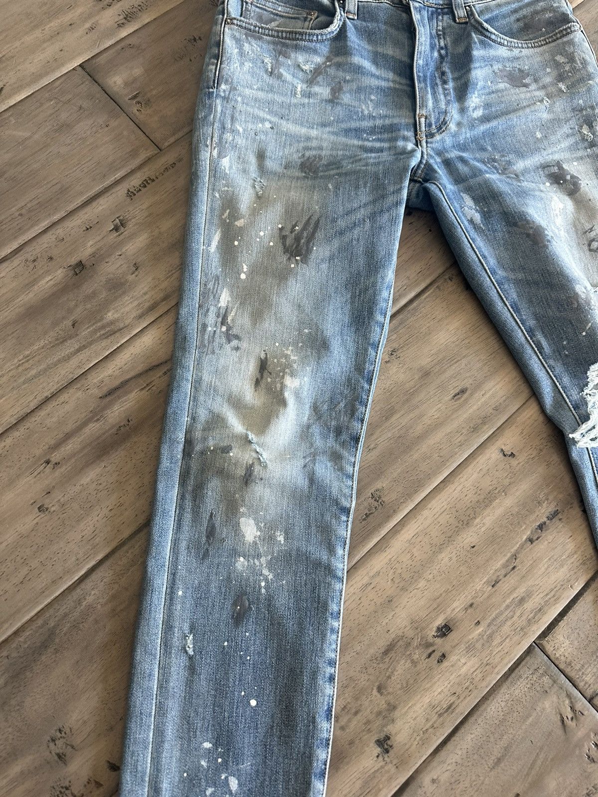 Amiri Amiri paint splatter skinny jeans Size US 31 - 4 Thumbnail