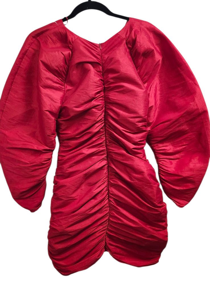 Zara Rare Zara Red Draped Mini Dress. Size S Size S / US 4 / IT 40 - 8 Thumbnail