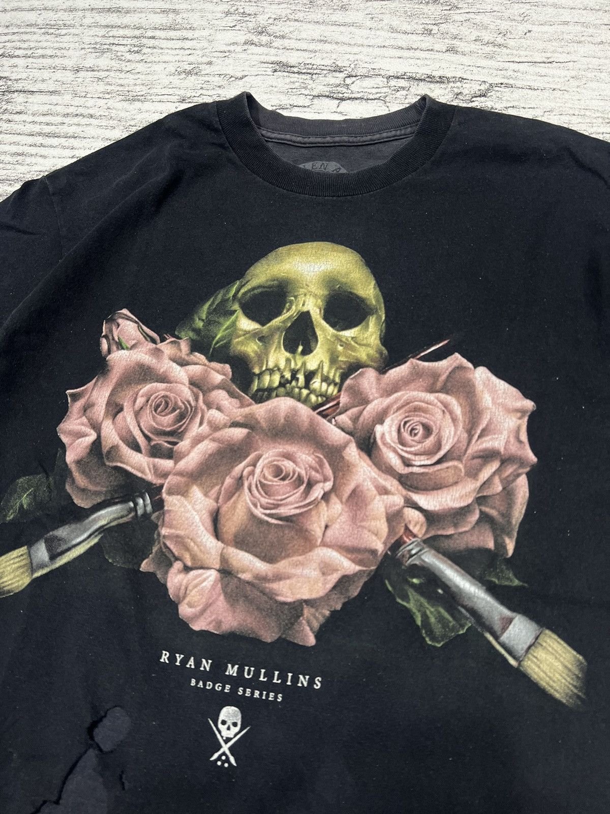 Hysteric Glamour × Undercover 2000s Japanese Sullen Tattoo Skull Thrash Tee y2k Lgb Ifsix Size US M / EU 48-50 / 2 - 3 Thumbnail