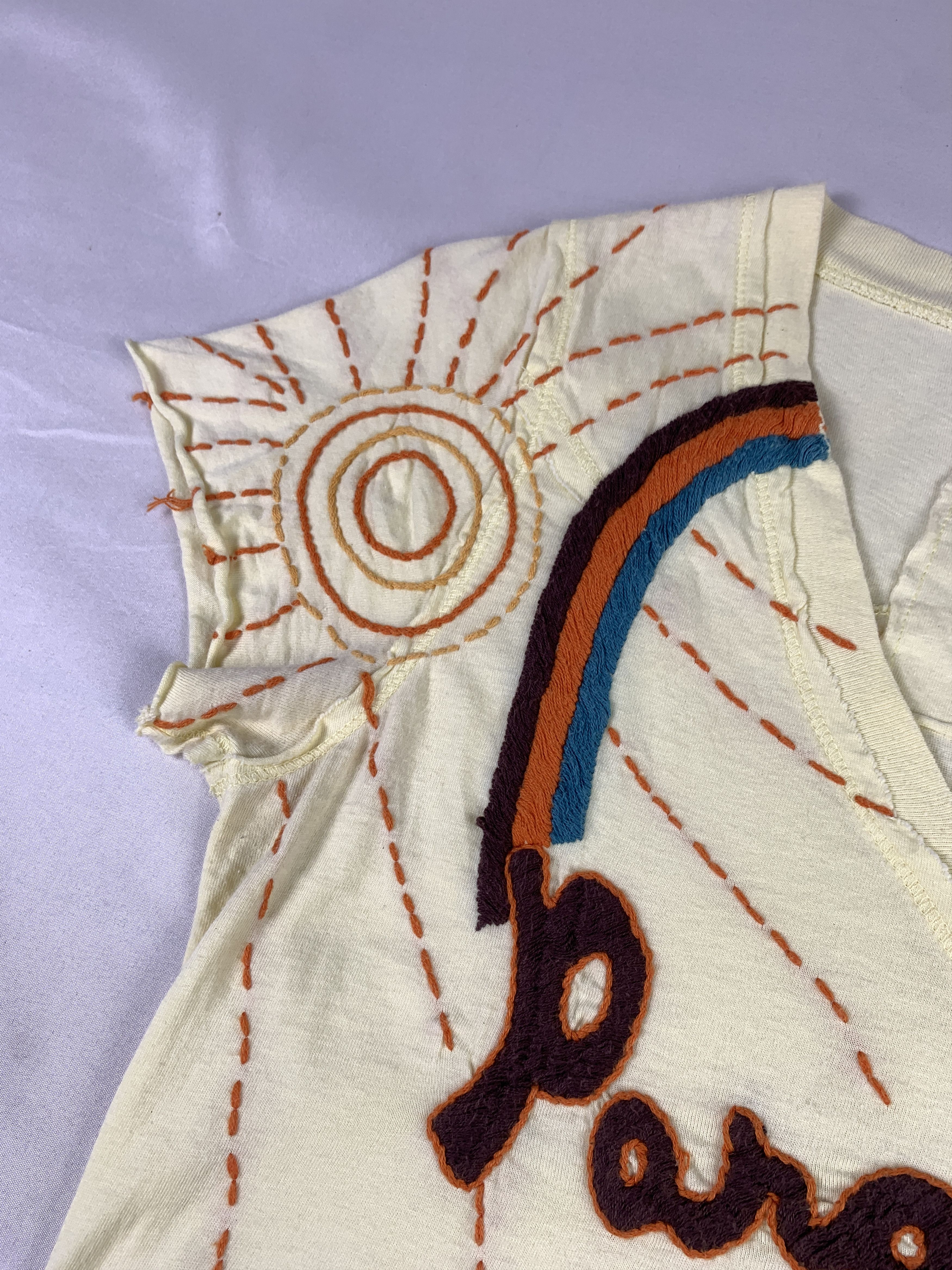 Japanese Brand Paradise Lemon Flamengo Embroidered Boob Tee (M) Size M / US 6-8 / IT 42-44 - 6 Thumbnail