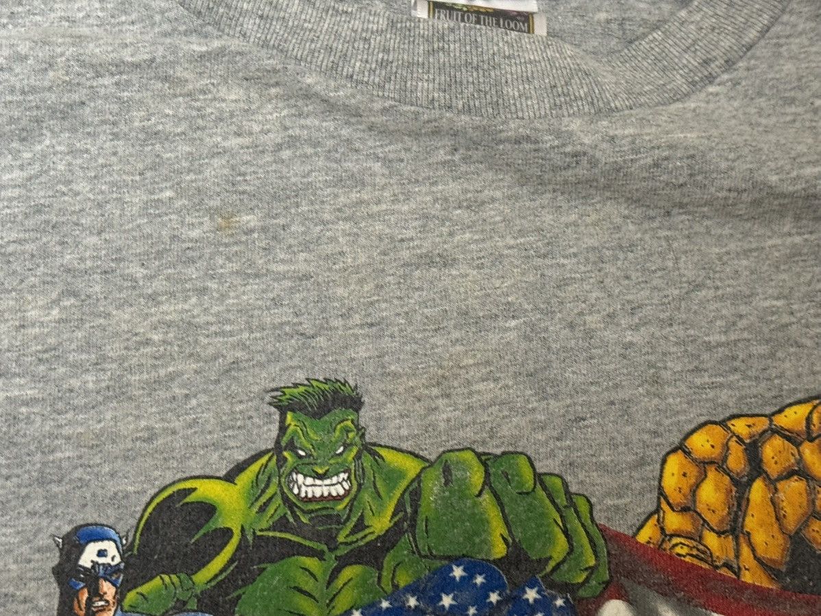 Fruit Of The Loom Vintage 2001 Marvel Avengers T-shirt Size US XL / EU 56 / 4 - 5 Thumbnail
