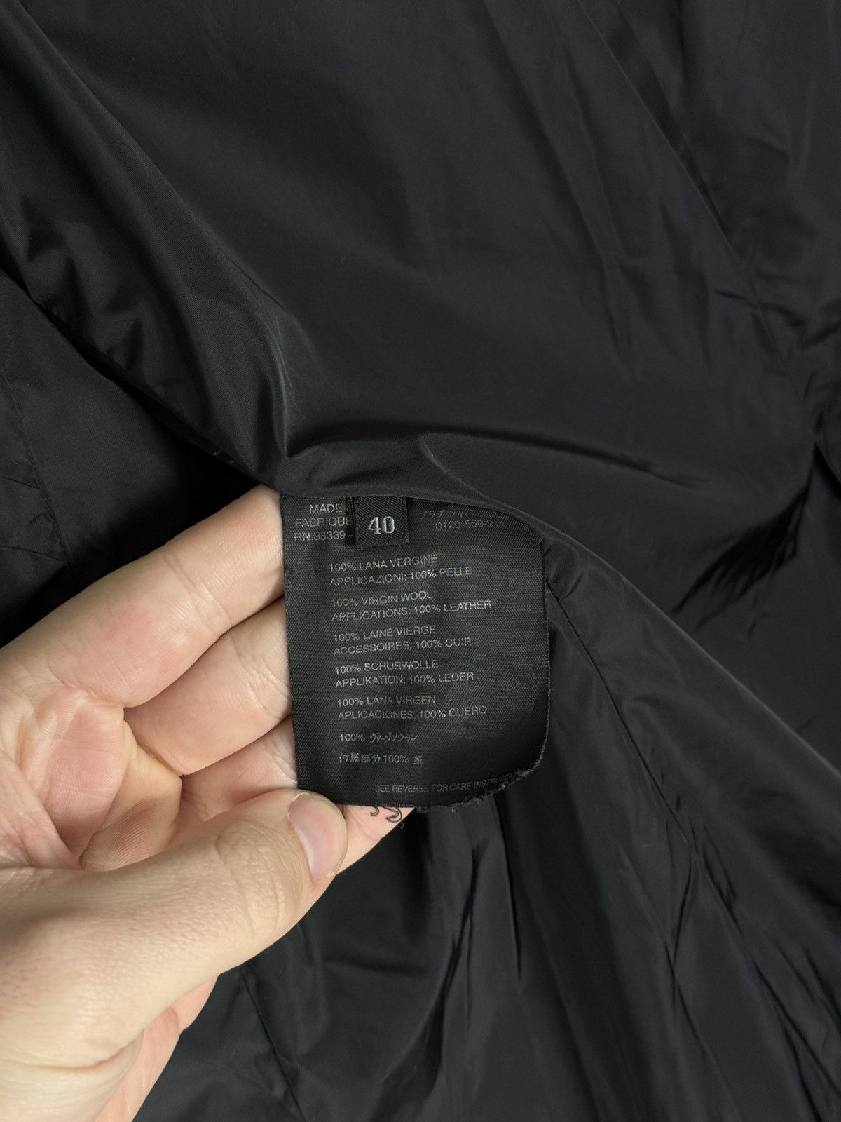 Prada 2000s Prada Women’s Black Buckled Wool Long Duffle Coat Size S / US 4 / IT 40 - 16 Thumbnail