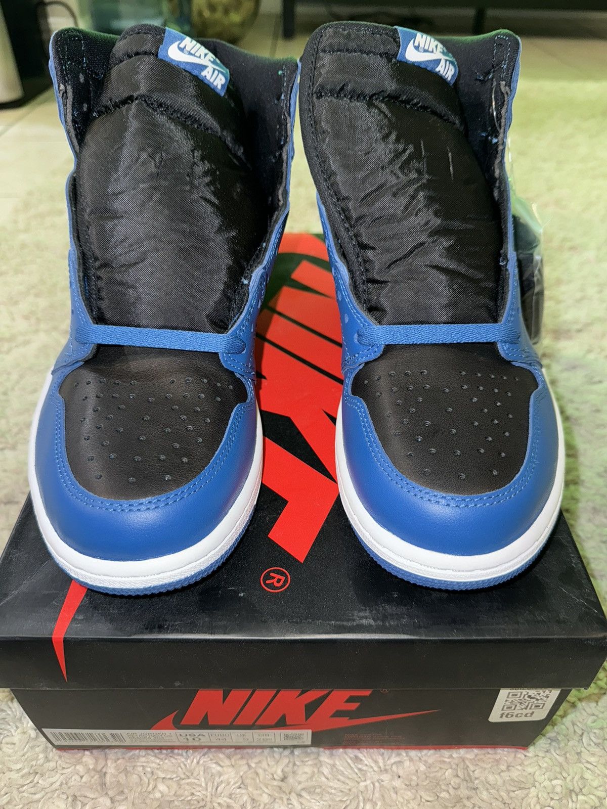 Jordan Brand Jordan 1 High Dark Marina Blue Size US 10 / EU 43 - 4 Thumbnail