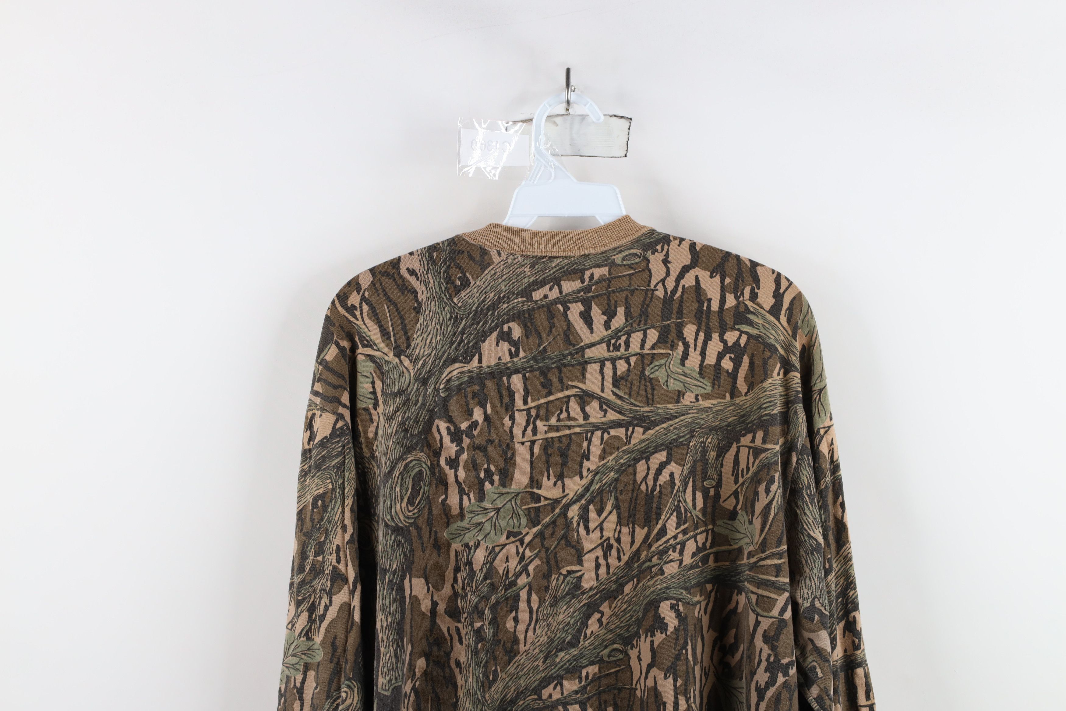 Vintage Vintage 90s Streetwear Mossy Oak Long Sleeve T-Shirt USA Size US XL / EU 56 / 4 - 10 Thumbnail