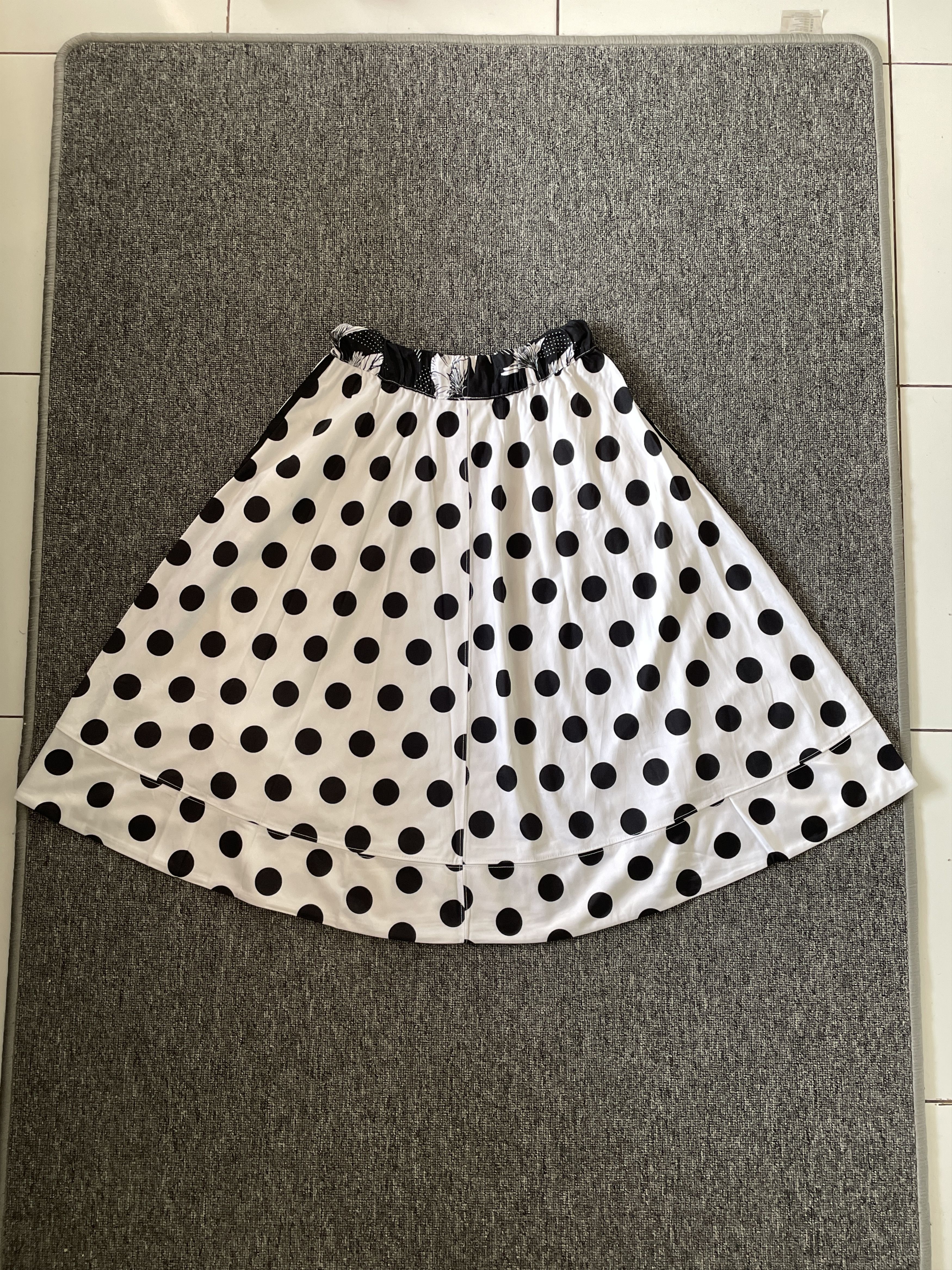 Adidas Adidas Dot Pattern Midi Skirt Size 23" - 6 Thumbnail