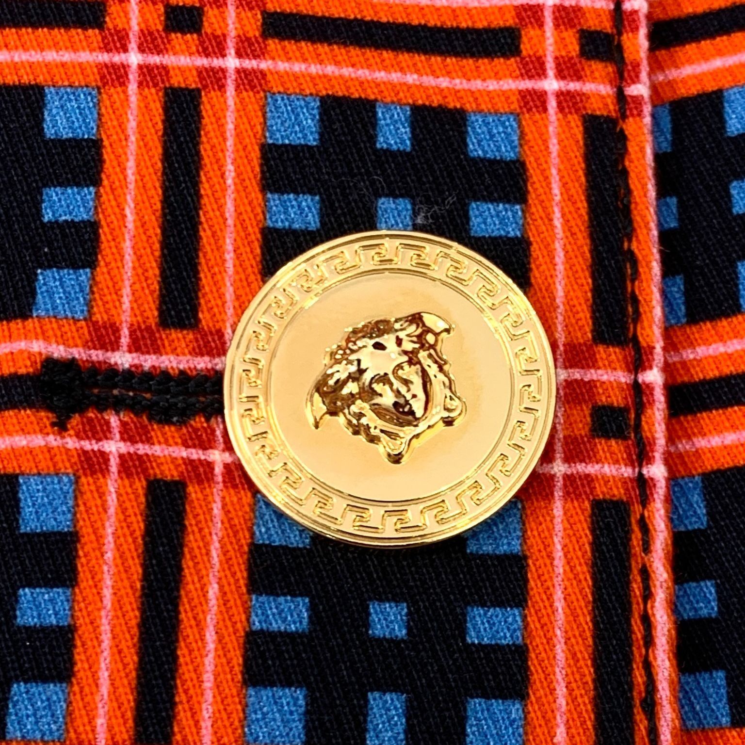 Versace Versace Mens Blazer With Unique Red & Blue Plaid Pattern Siz Size US XXS / EU 40 - 8 Thumbnail