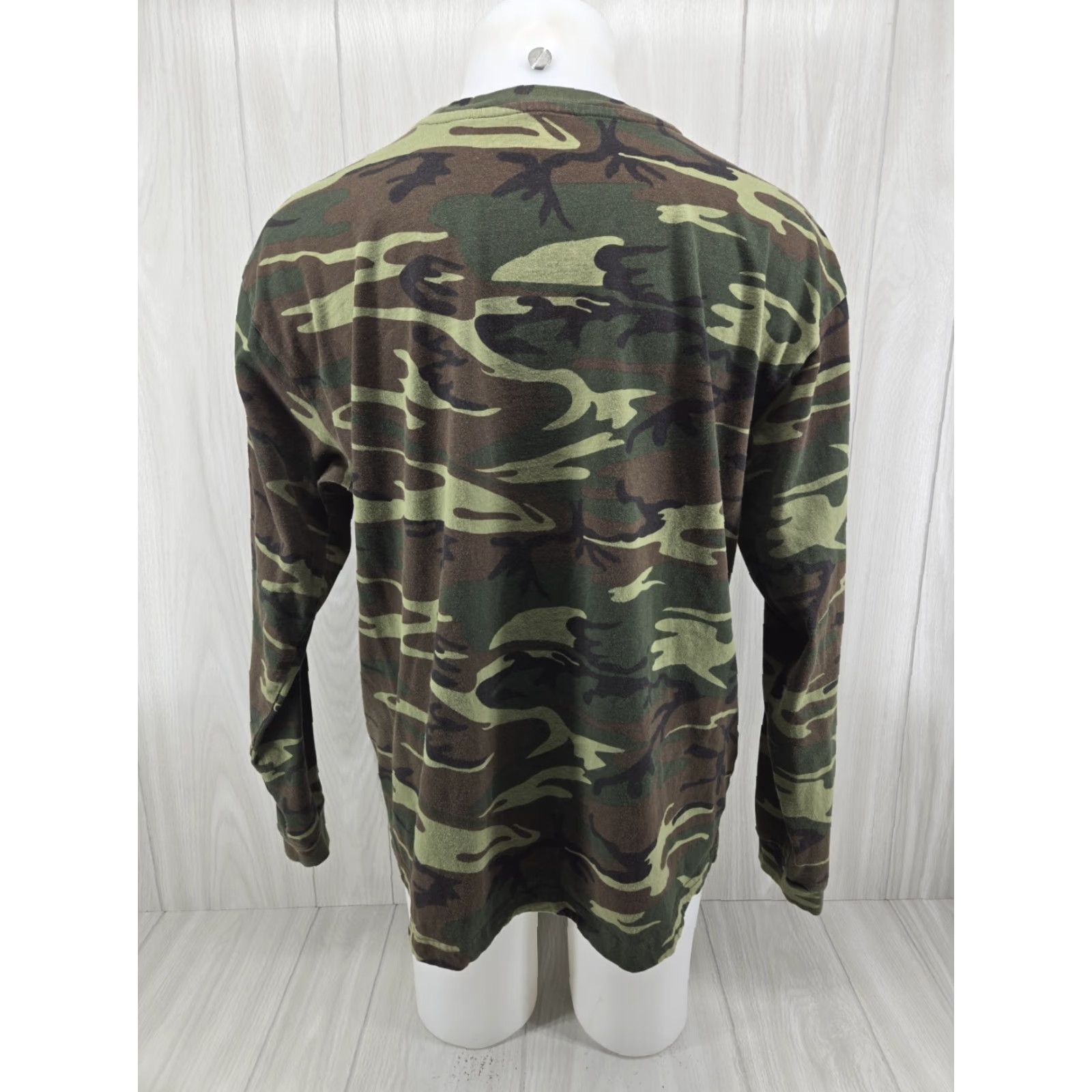 Vintage VINTAGE RedHead Camo Shirt Mens 2XL Woodland Long Sleeve Shirt Mens 2XL Woodland Long Sleeve Size US XXL / EU 58 / 5 - 7 Thumbnail